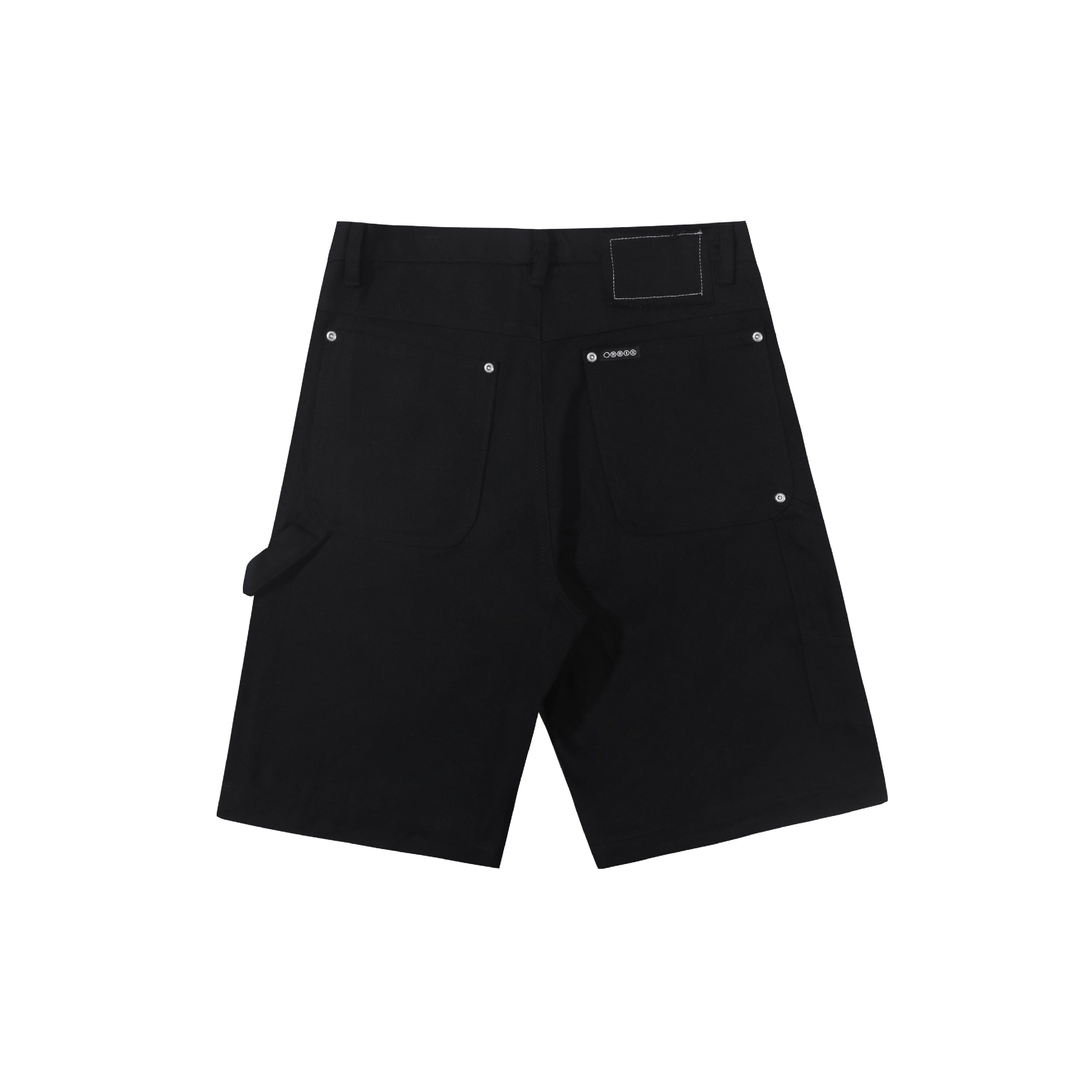 Orbis Panel Rivet Shorts - Black