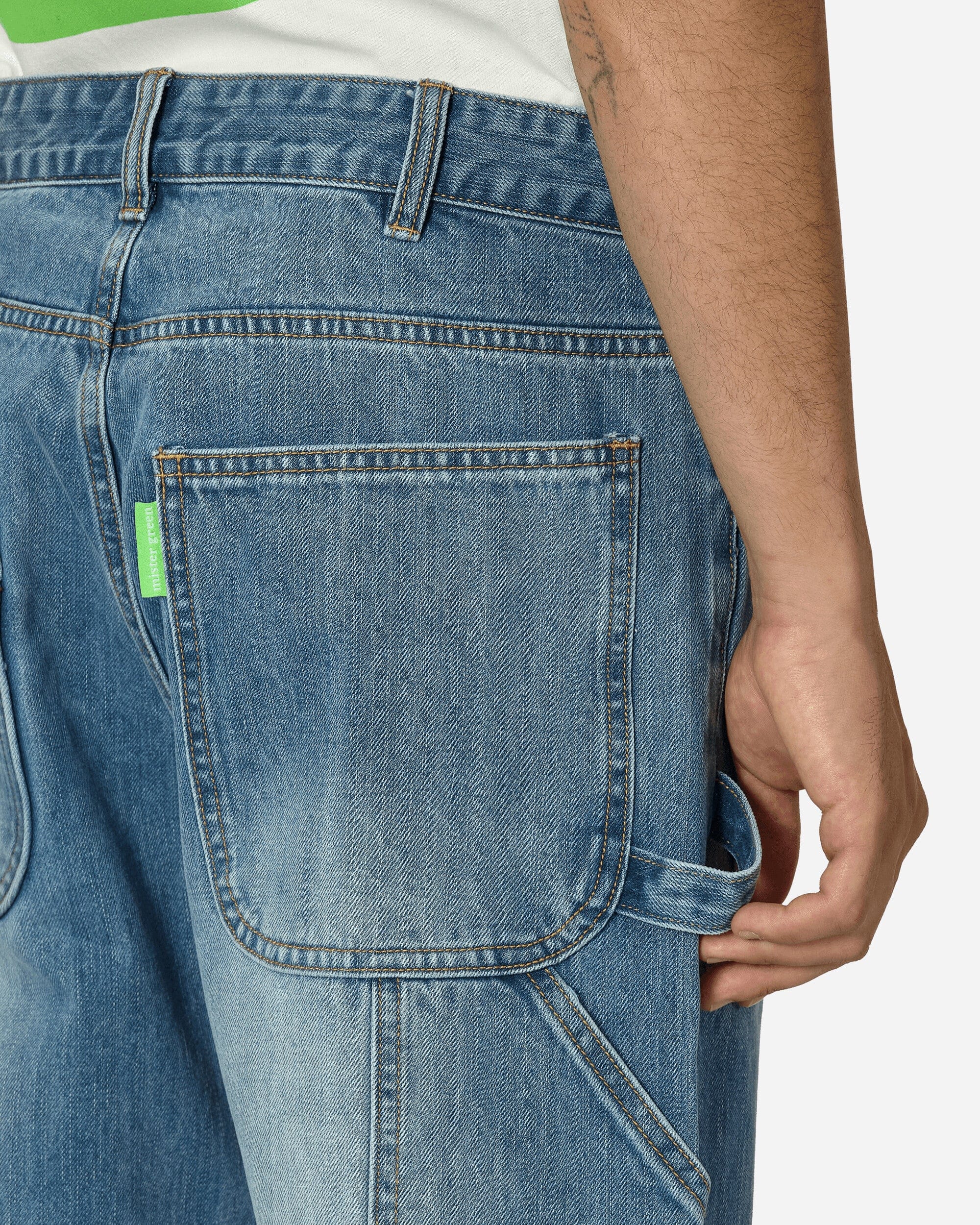 Mister Green Selvedge Utility Jean Stone Wash Indigo