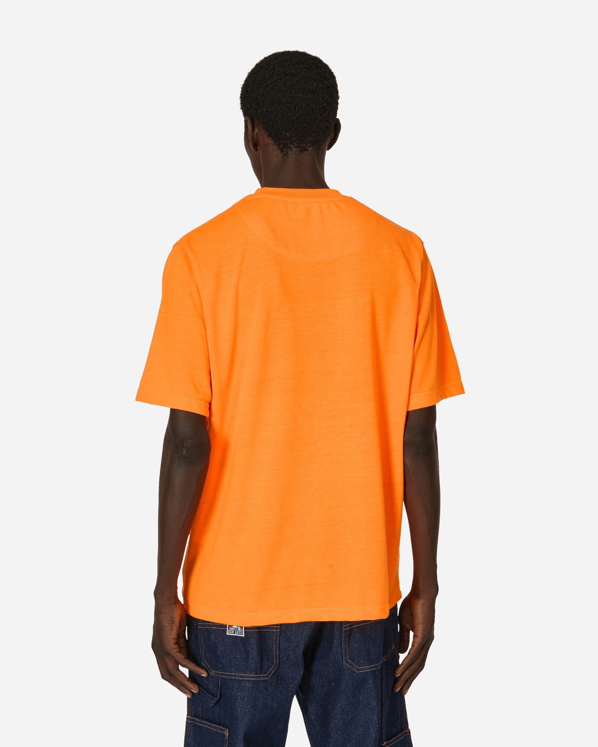 Ben Davis Heavy Duty Classic Label Pocket T - Shirt Orange