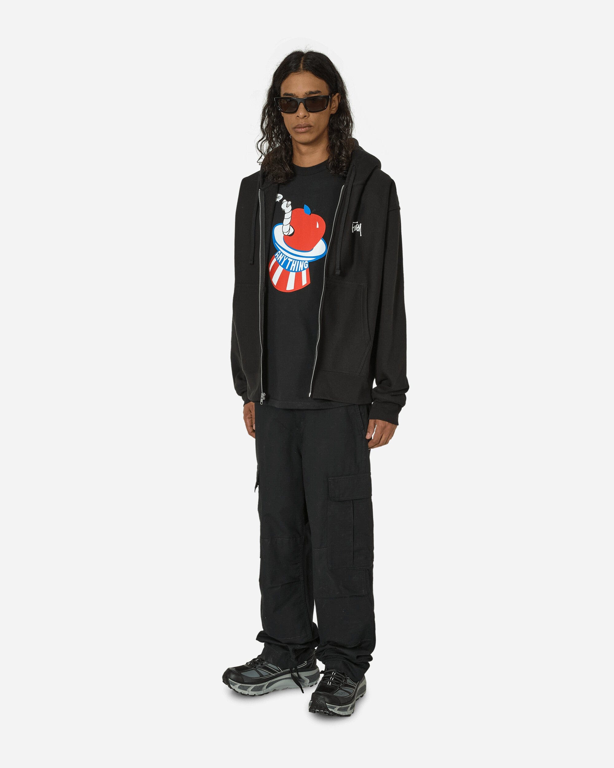 Anything Snakeapple T - Shirt Black