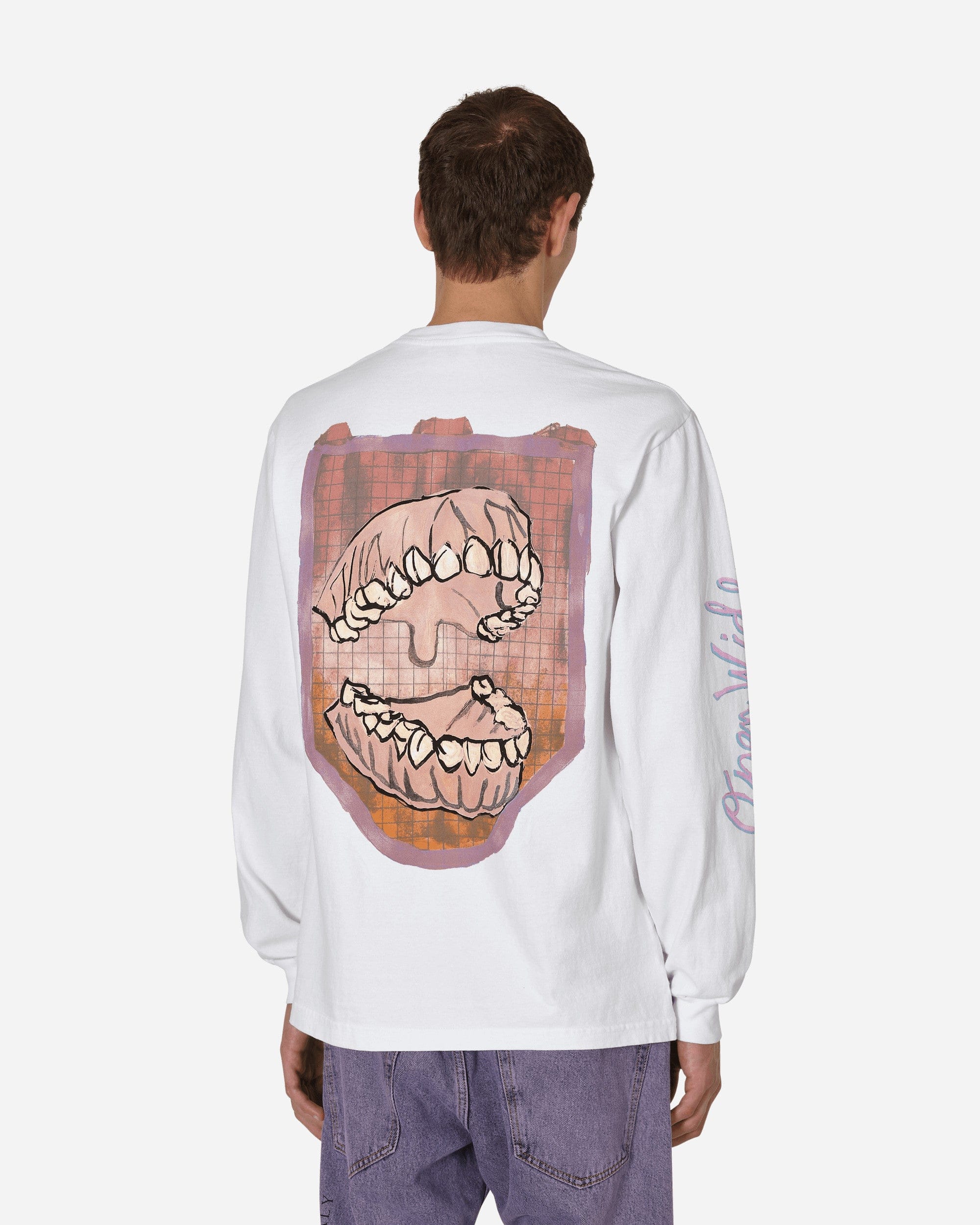 Total Luxury SPA Cauleen Smith Open Wide Longsleeve T - Shirt White