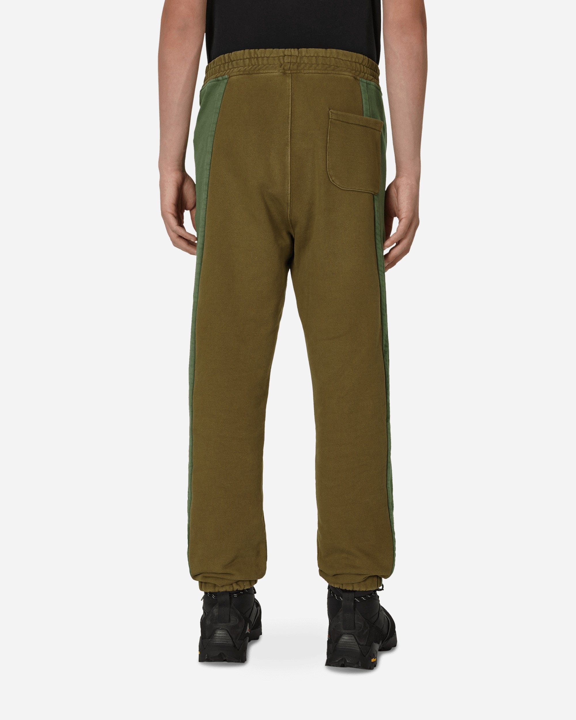 Slam Jam Panel Sweatpants Green / Brown