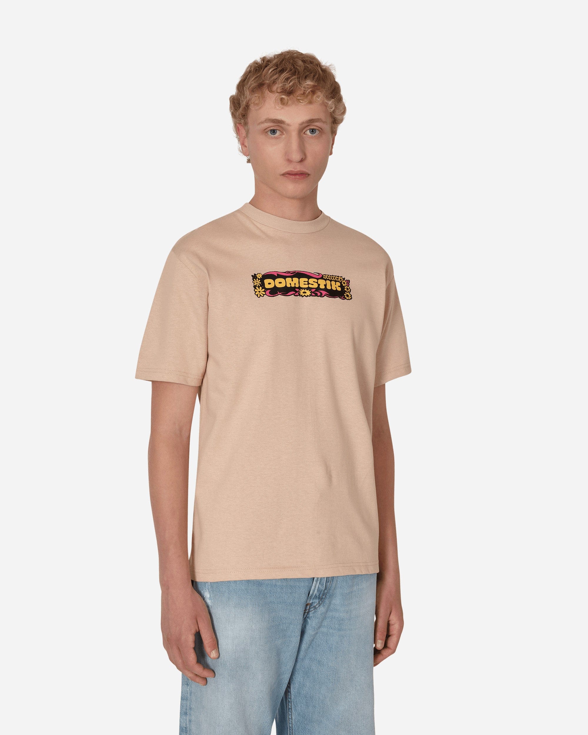 Domestik Into Other World T - Shirt Beige