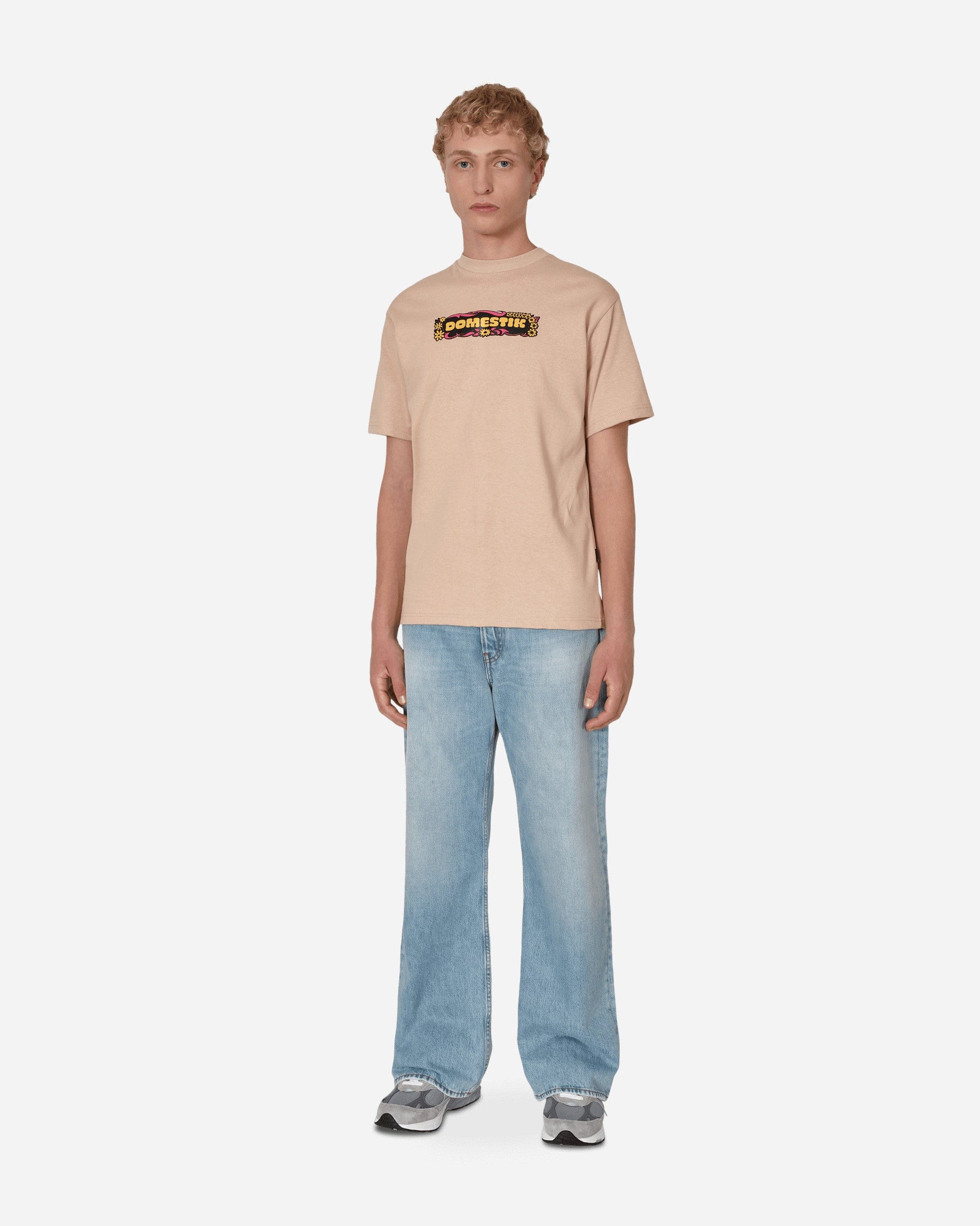 Domestik Into Other World T - Shirt Beige