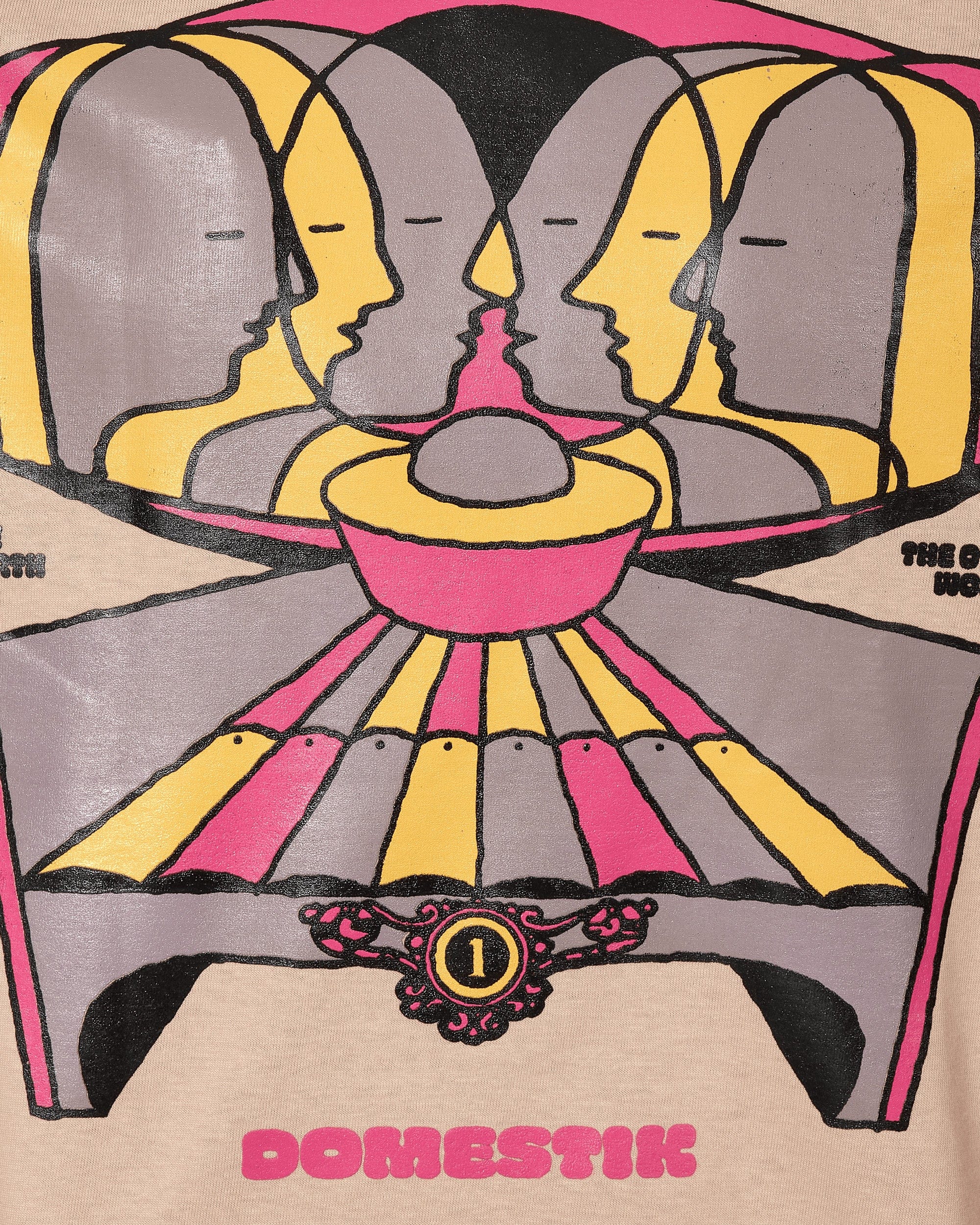 Domestik Into Other World T - Shirt Beige