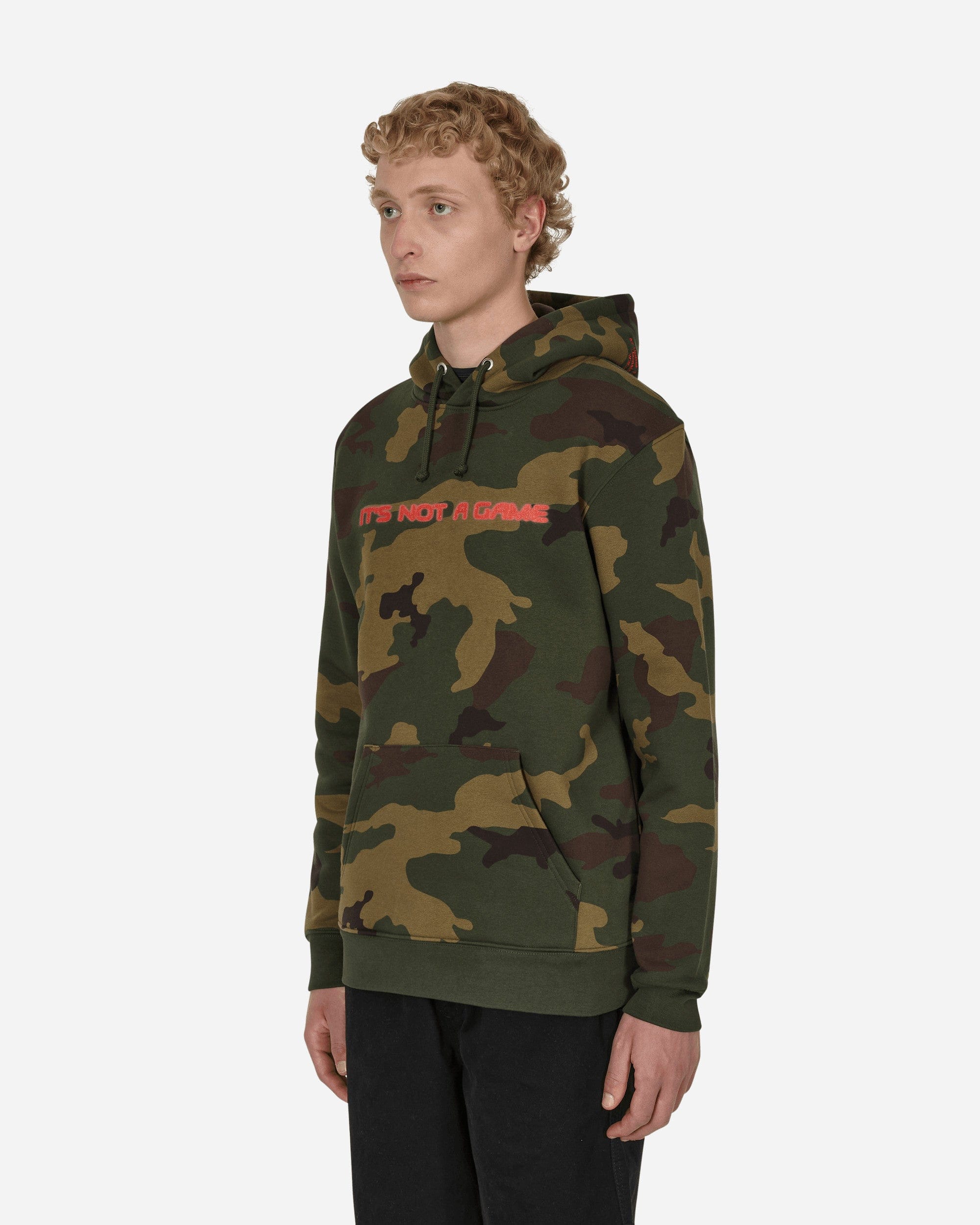 DCV'87 No Games Hooded Sweatshirt Green