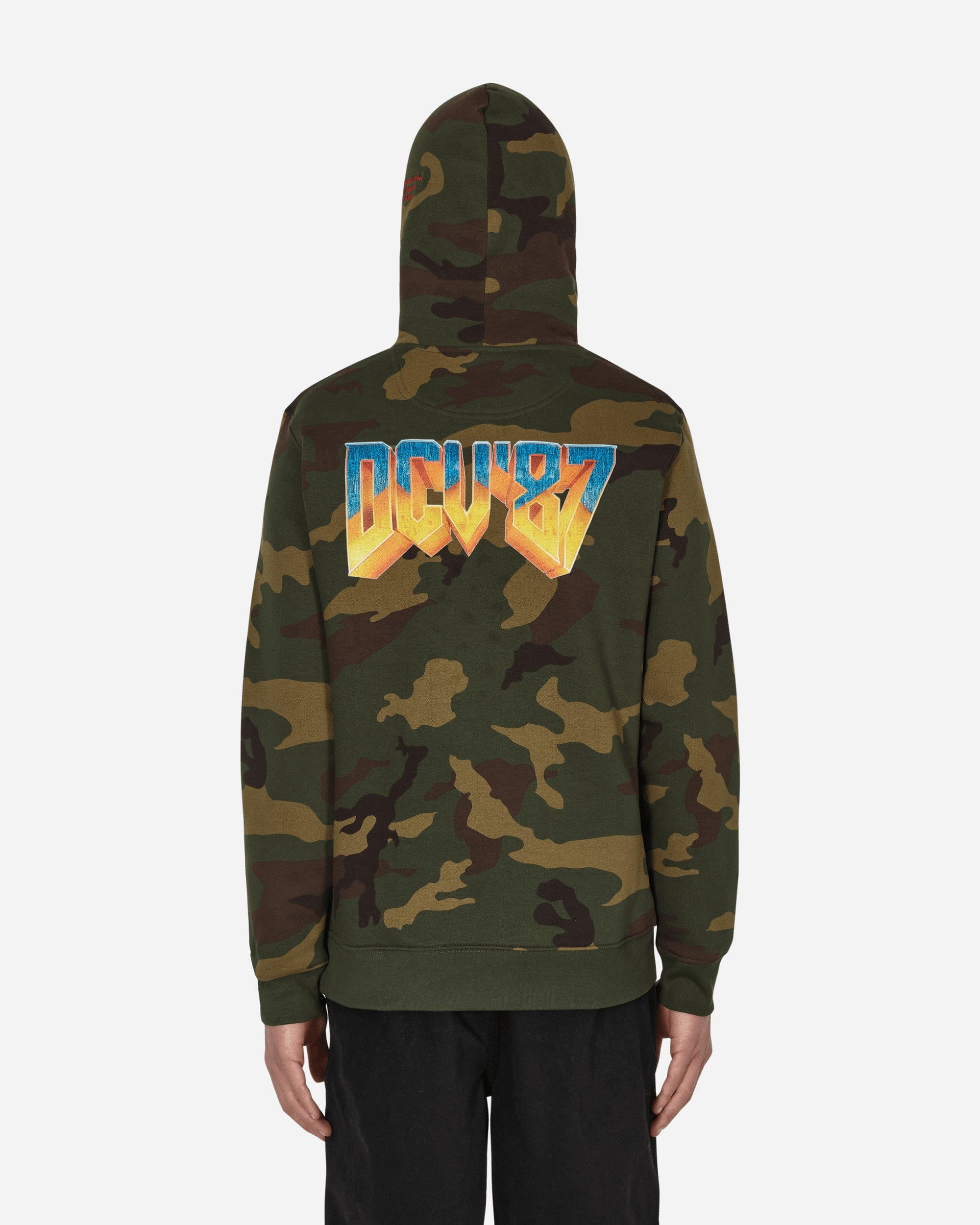 DCV'87 No Games Hooded Sweatshirt Green