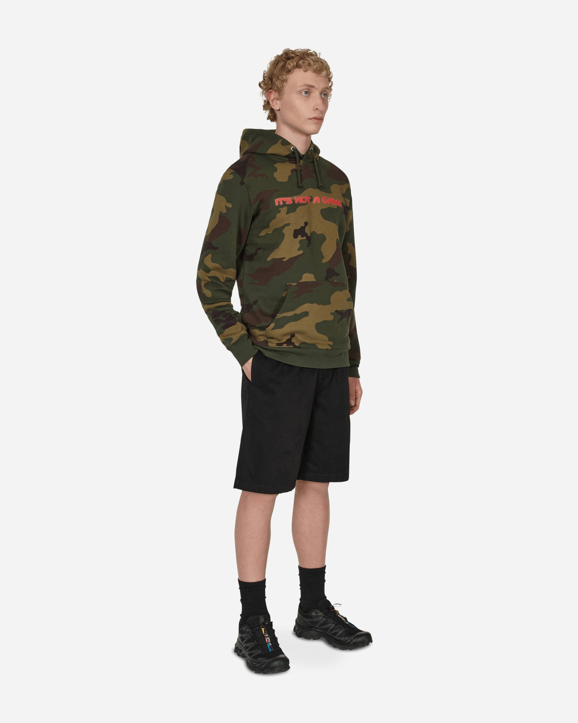 DCV'87 No Games Hooded Sweatshirt Green