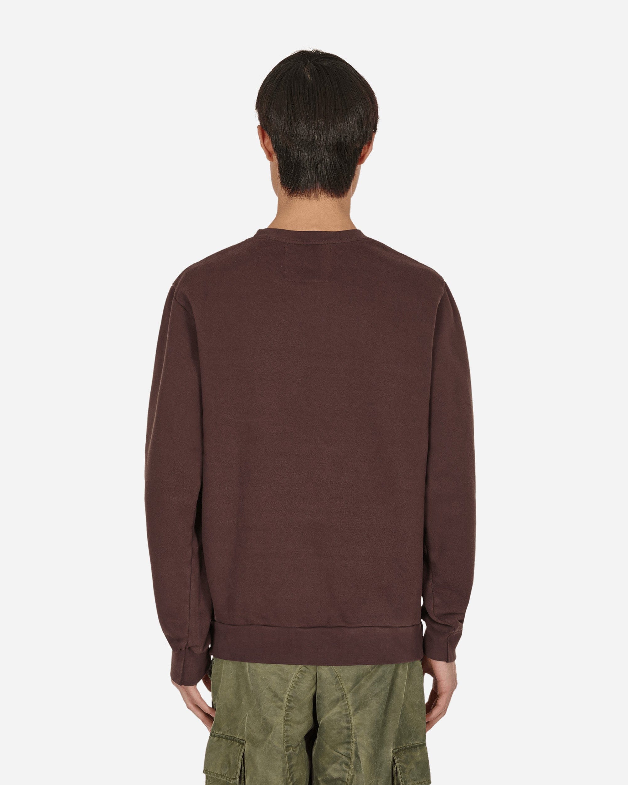 Mister Green Karma Logo Crewneck Sweatshirt Brown