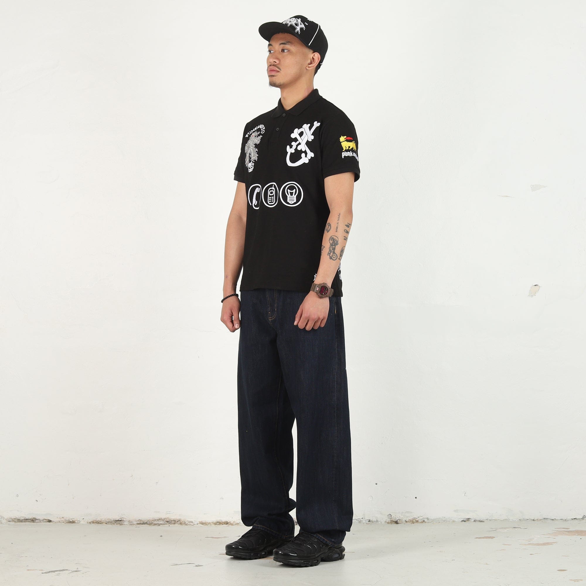 Punkandyo Zirchi Polo - Black