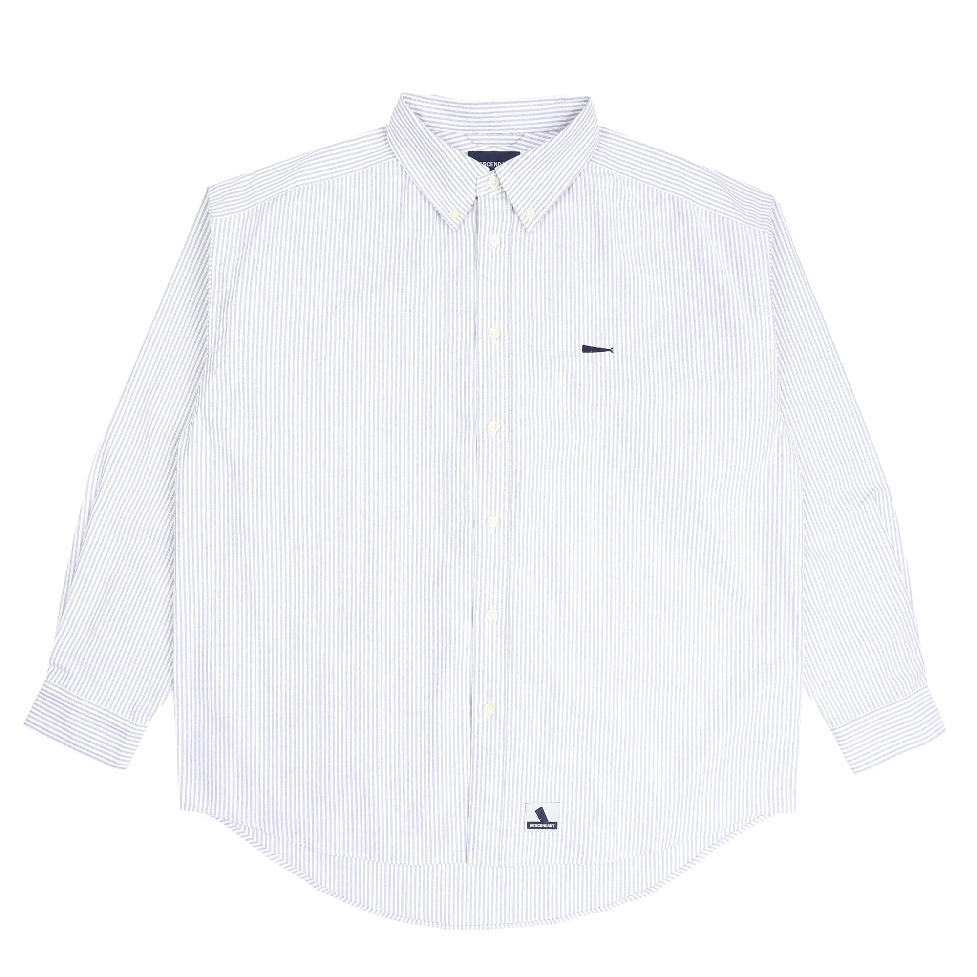 Descendant Kennedy's Oxford LS Stripe Shirt - Blue