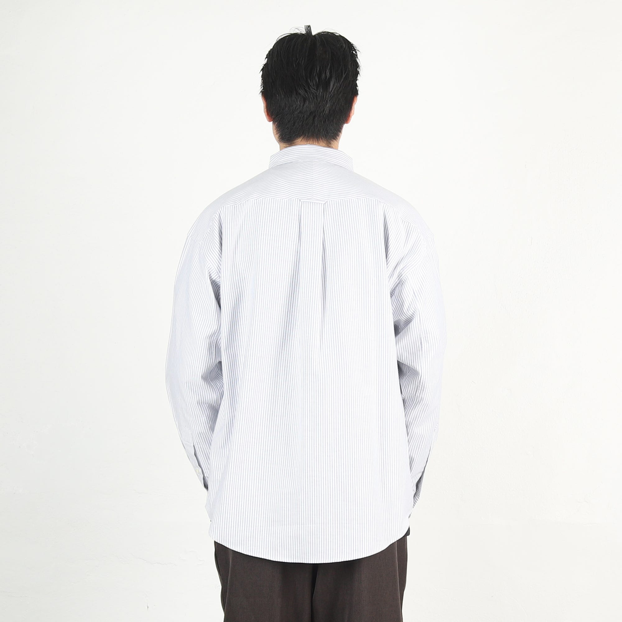 Descendant Kennedy's Oxford LS Stripe Shirt - Blue