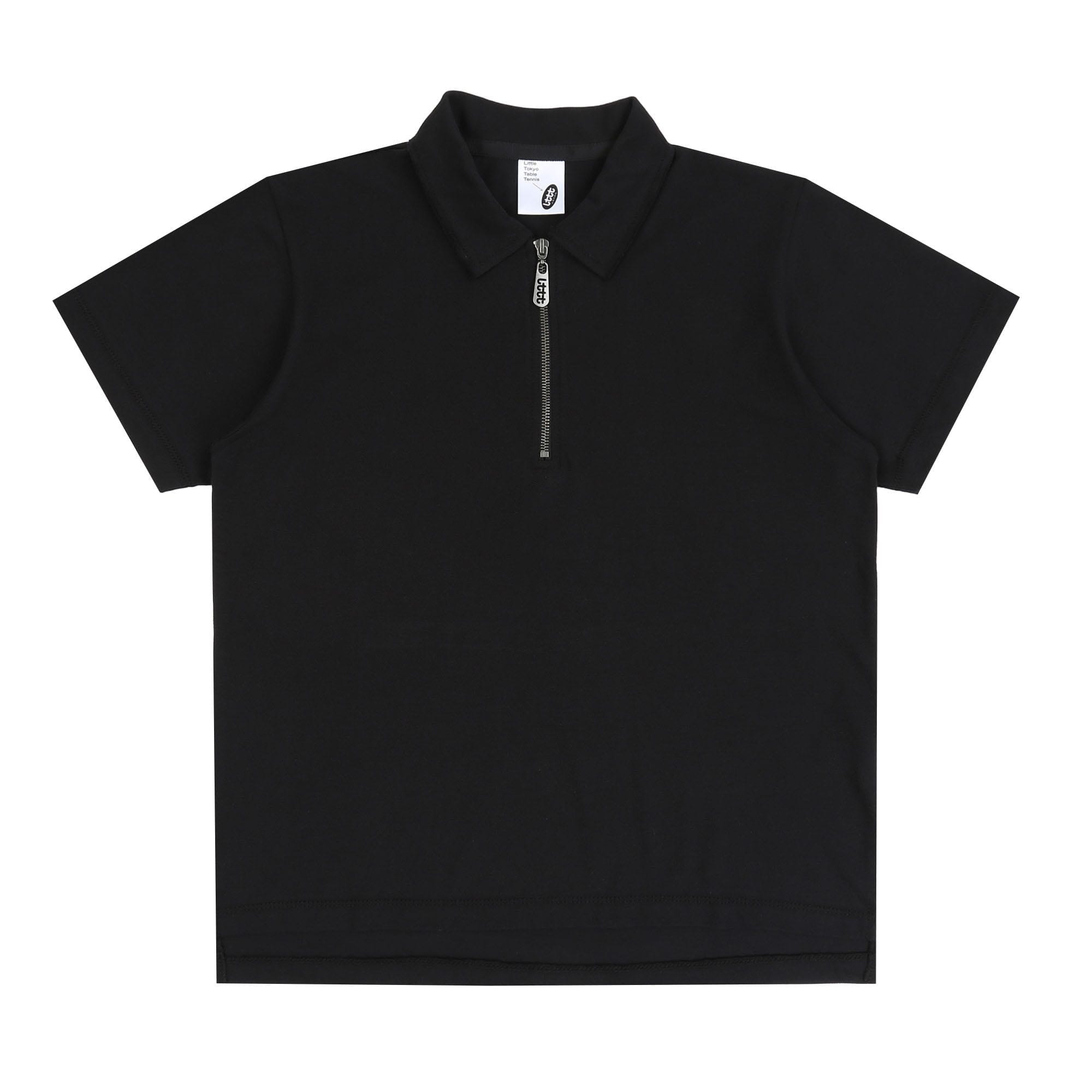 Lttt 1/3 Zip Polo - Black