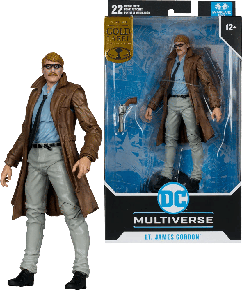 Mcfarlane Toys DC Multiverse - Lt. Gordon Batman: Year One Gold Label 7" Figure