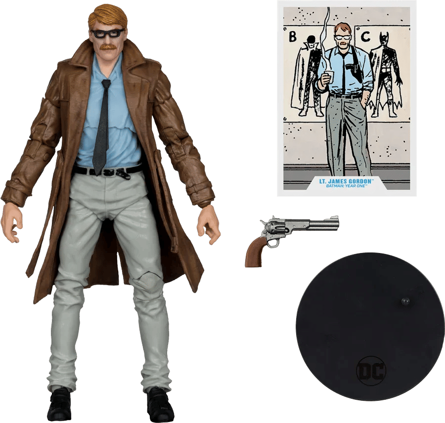 Mcfarlane Toys DC Multiverse - Lt. Gordon Batman: Year One Gold Label 7" Figure