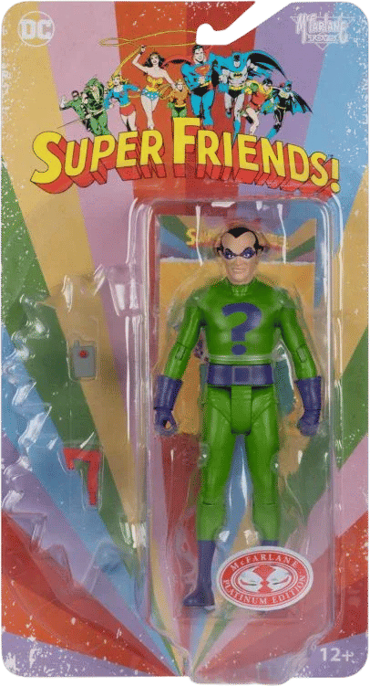 Mcfarlane Toys DC Super Friends - Riddler (Chase) 6" Retro Figure