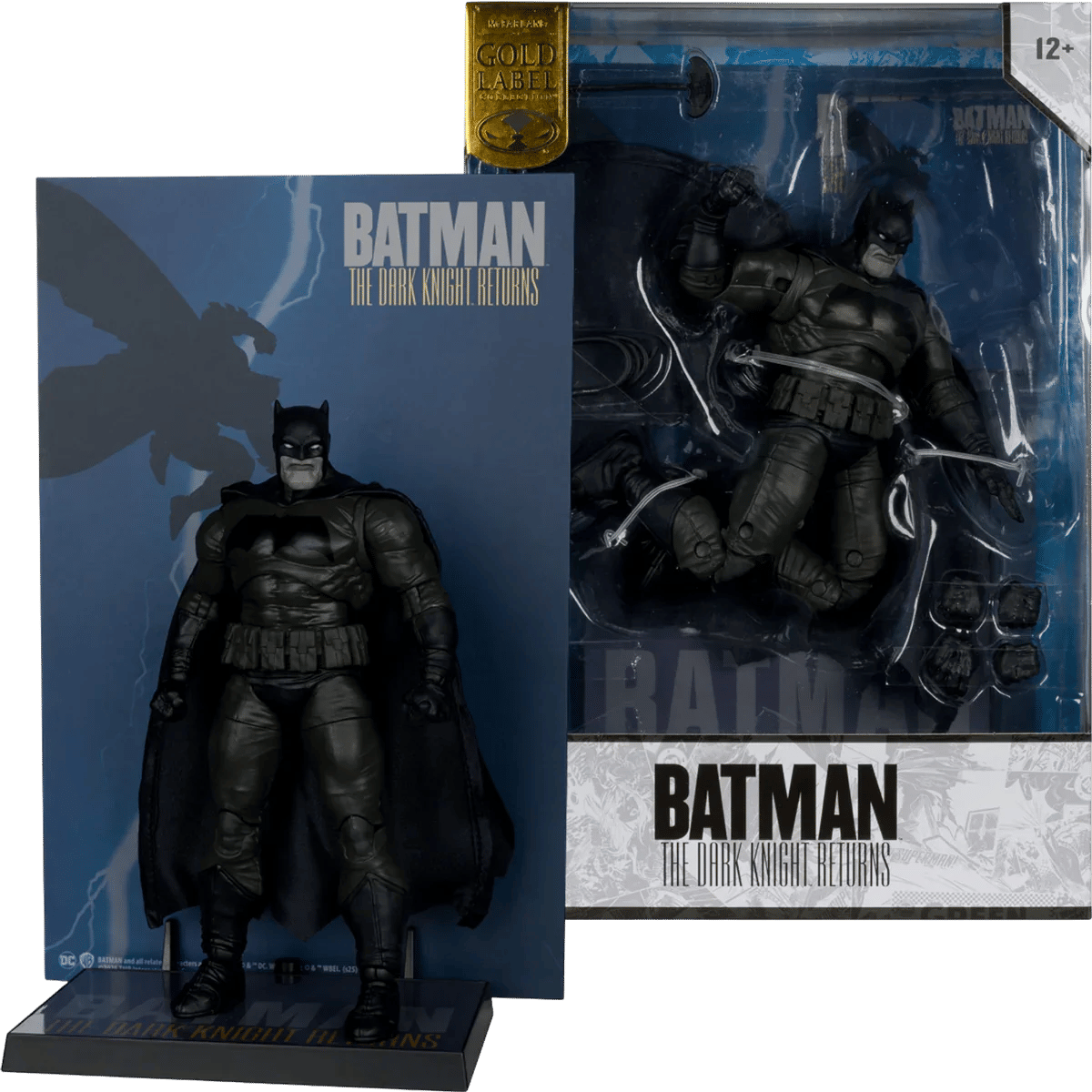 Mcfarlane Toys DC Multiverse - Cover Recreations Batman (The Dark Knight Returns) Gold Label 7" Figure
