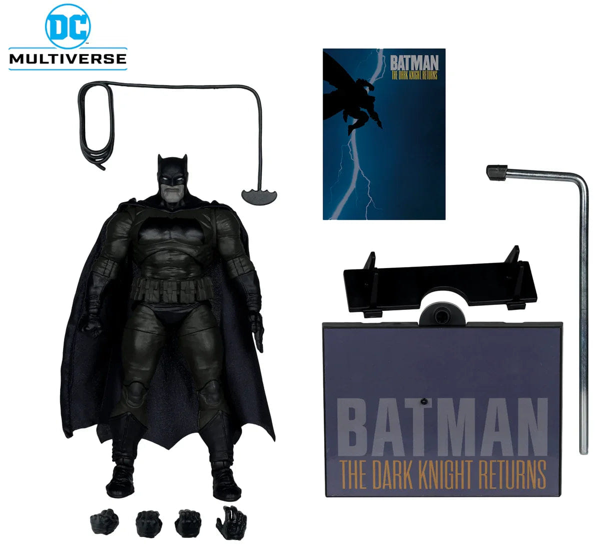 Mcfarlane Toys DC Multiverse - Cover Recreations Batman (The Dark Knight Returns) Gold Label 7" Figure