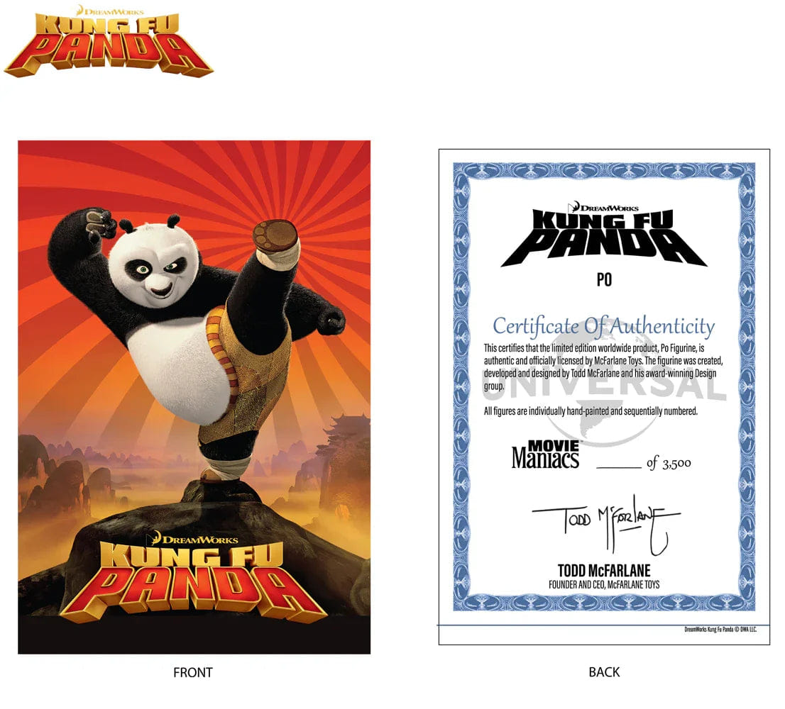 Mcfarlane Toys Kung Fu Panda - Kung Fu Panda Movie Maniacs 6" Figure