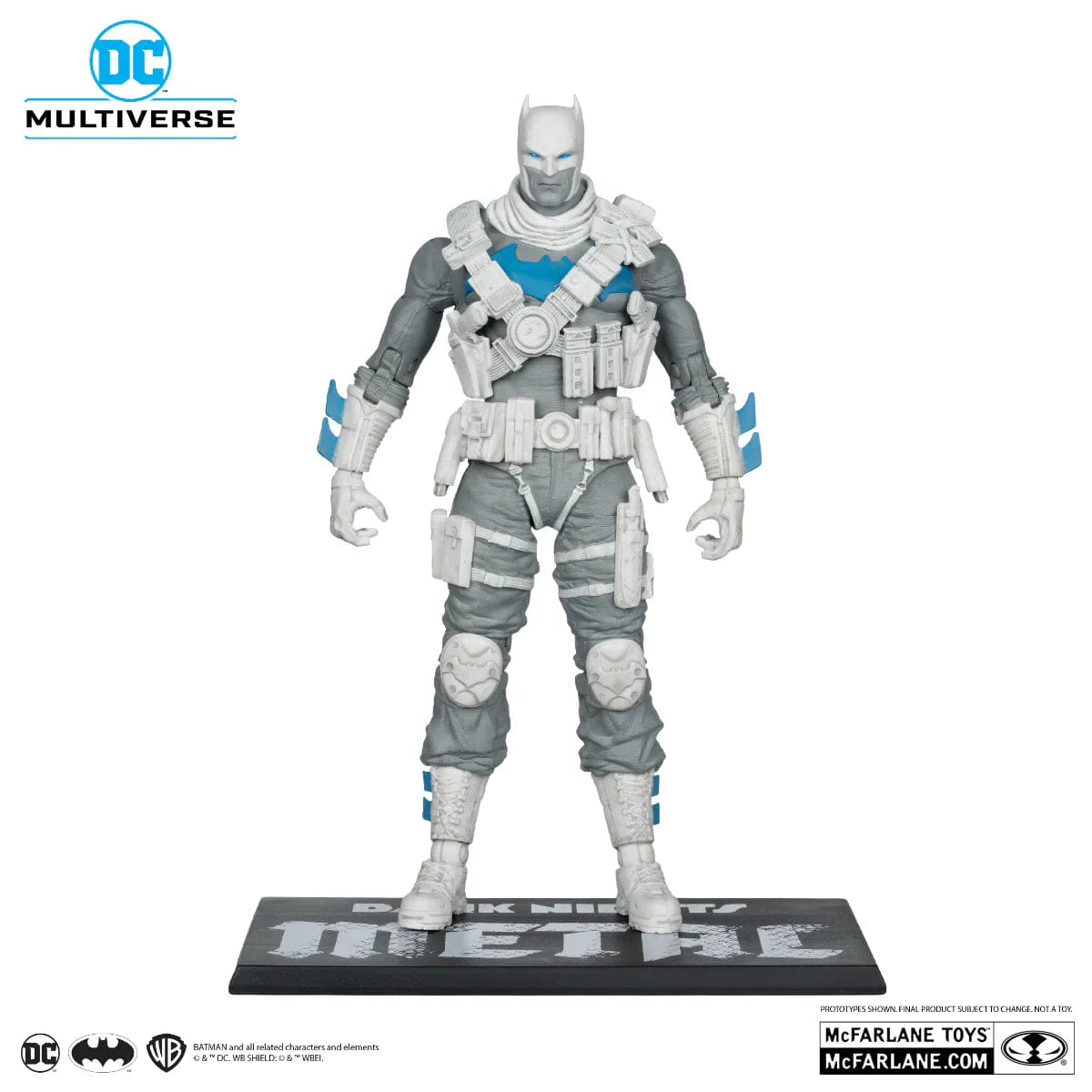 Mcfarlane Toys DC Multiverse - The Grim Knight B&W With Accent Gold Label 7" Figure
