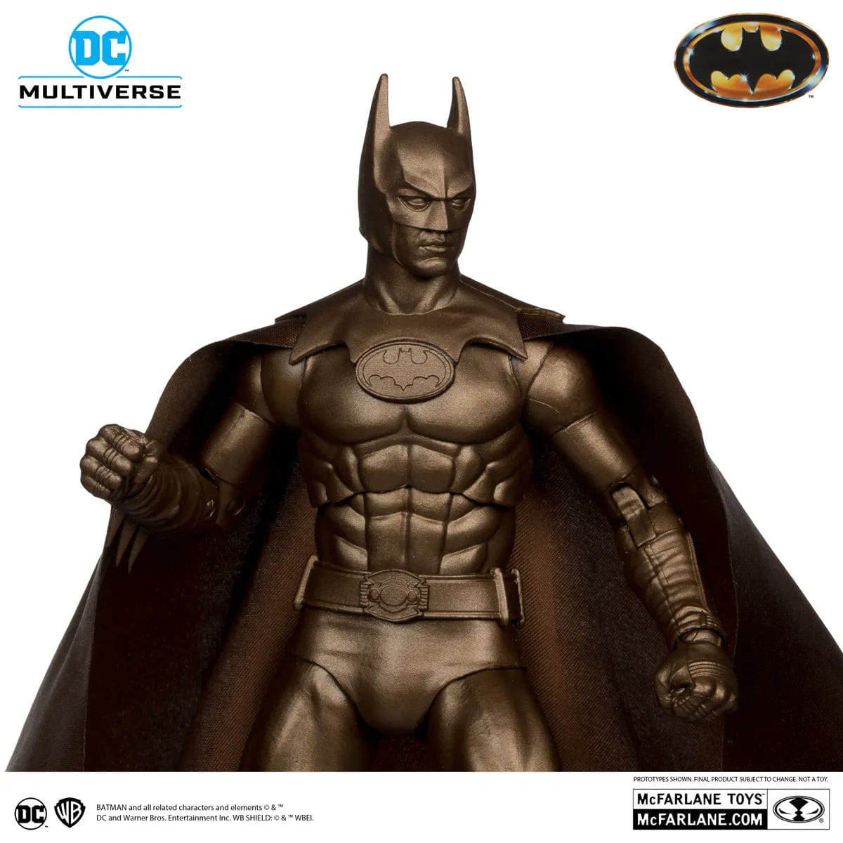 Mcfarlane Toys Batman (1989) - DC Multiverse Batman Bronze (Chase Version) 7" Figure