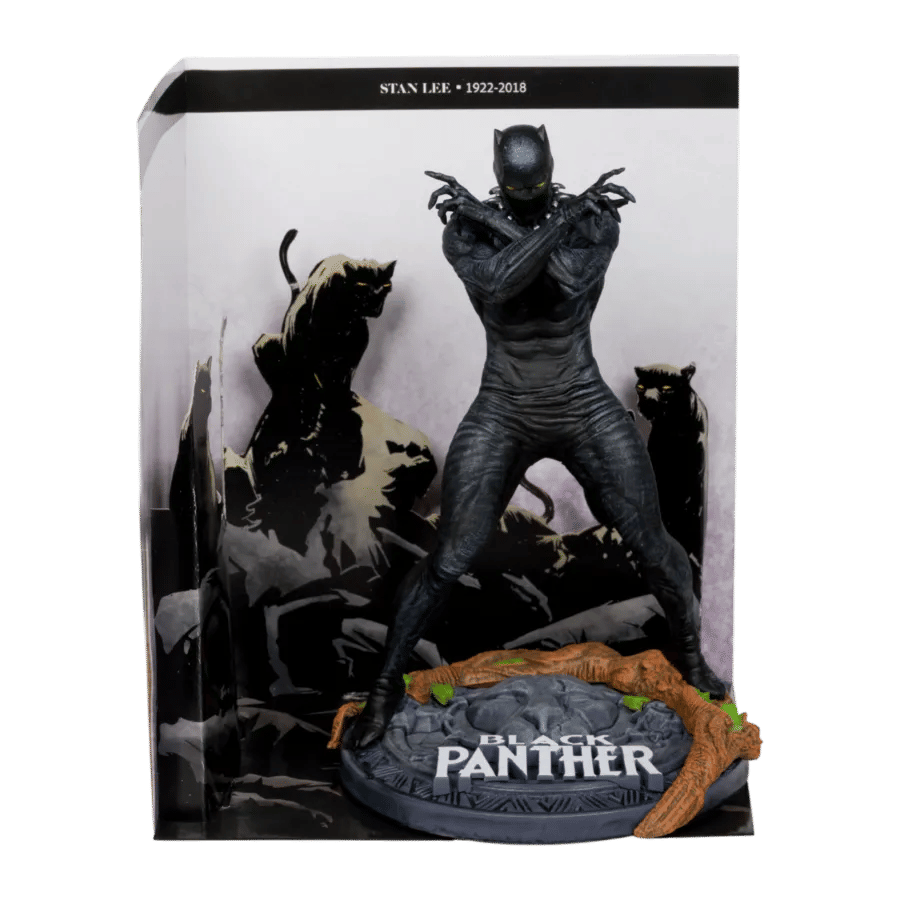 Mcfarlane Toys Marvel - Black Panther Marvel Knights #4 1:10 Scale Posed Figure