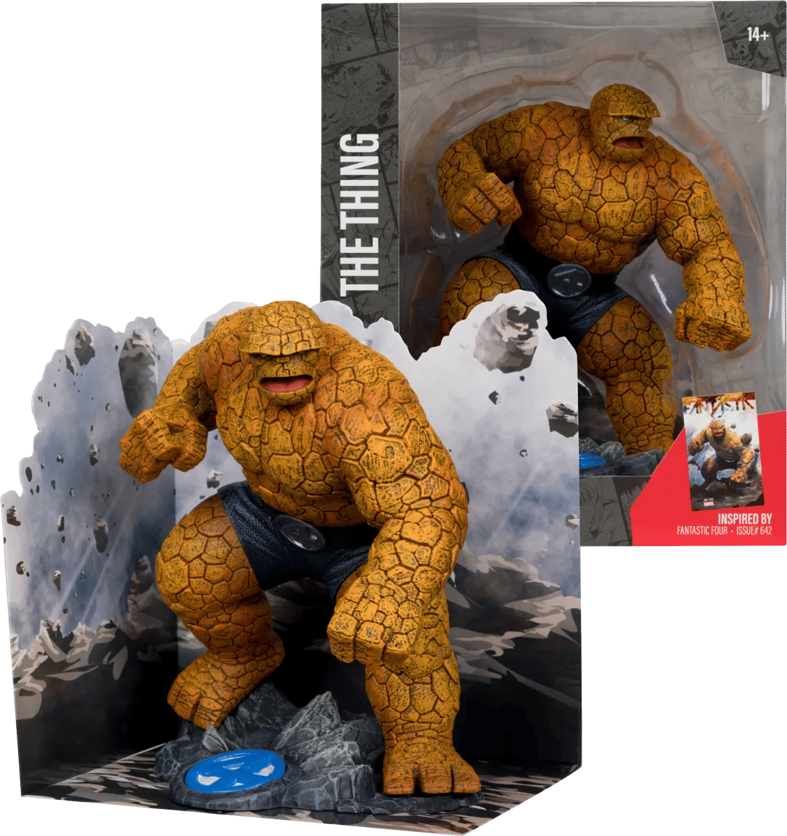Mcfarlane Toys Marvel - The Thing Fantastic Four #642 1:10 Scale Posed Figure