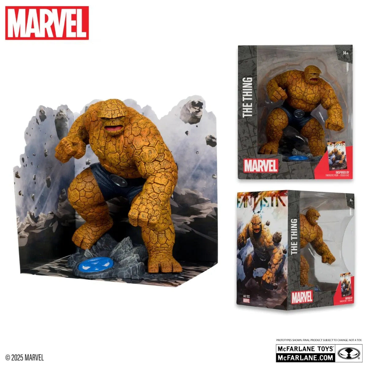 Mcfarlane Toys Marvel - The Thing Fantastic Four #642 1:10 Scale Posed Figure