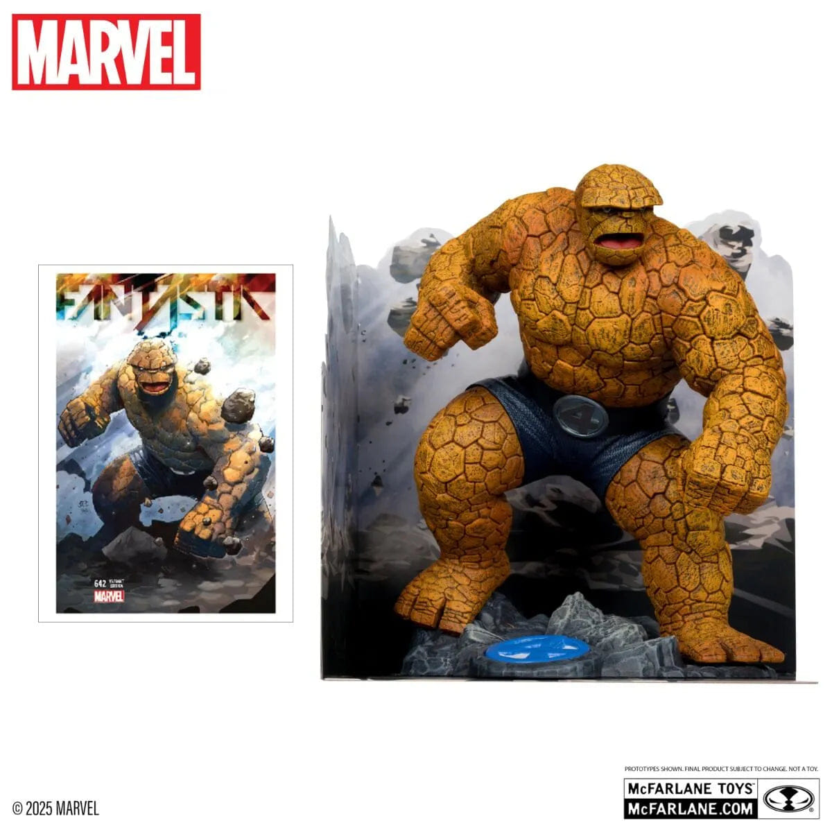 Mcfarlane Toys Marvel - The Thing Fantastic Four #642 1:10 Scale Posed Figure