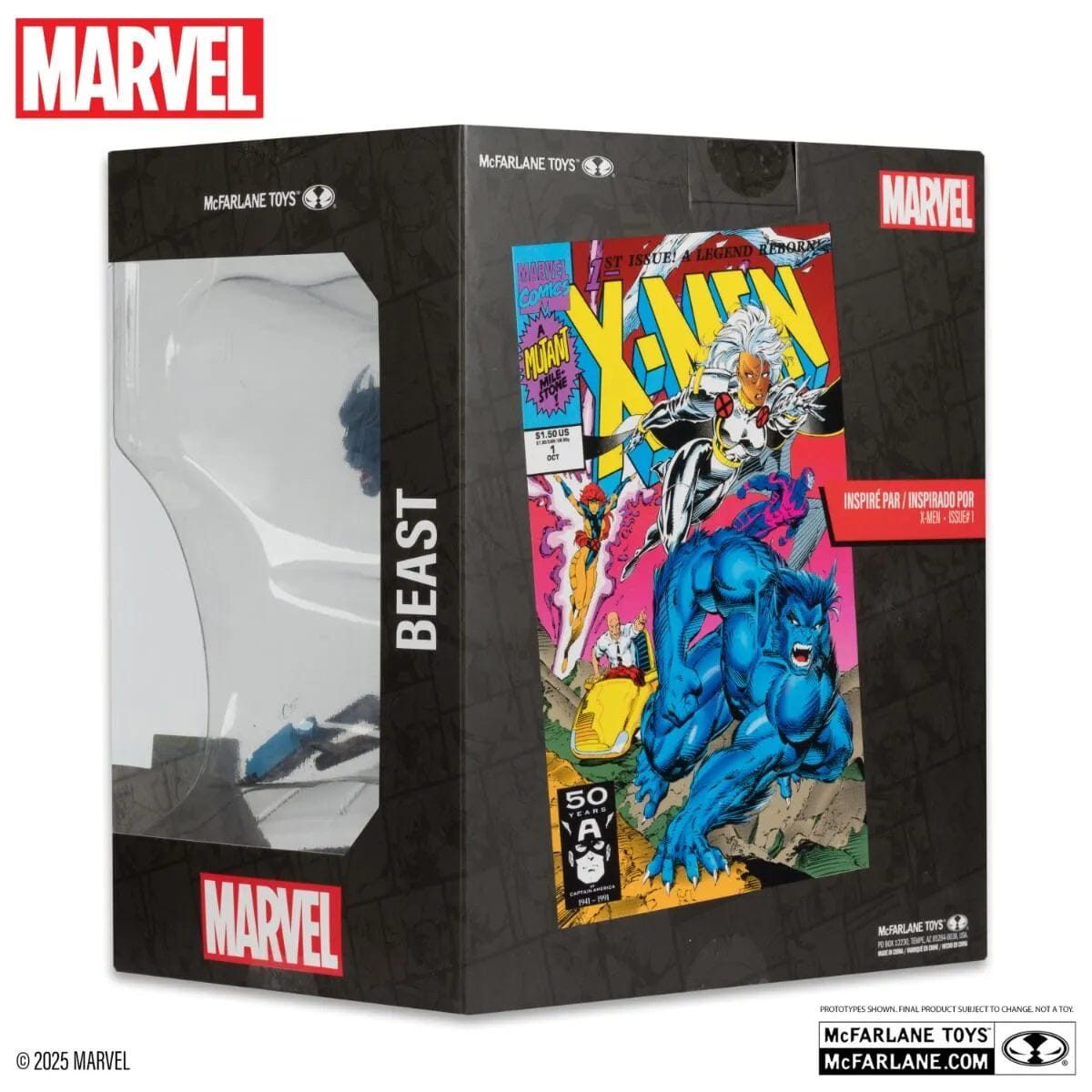 Mcfarlane Toys Marvel - Beast X - Men 1 1:10 Scale Posed Figure