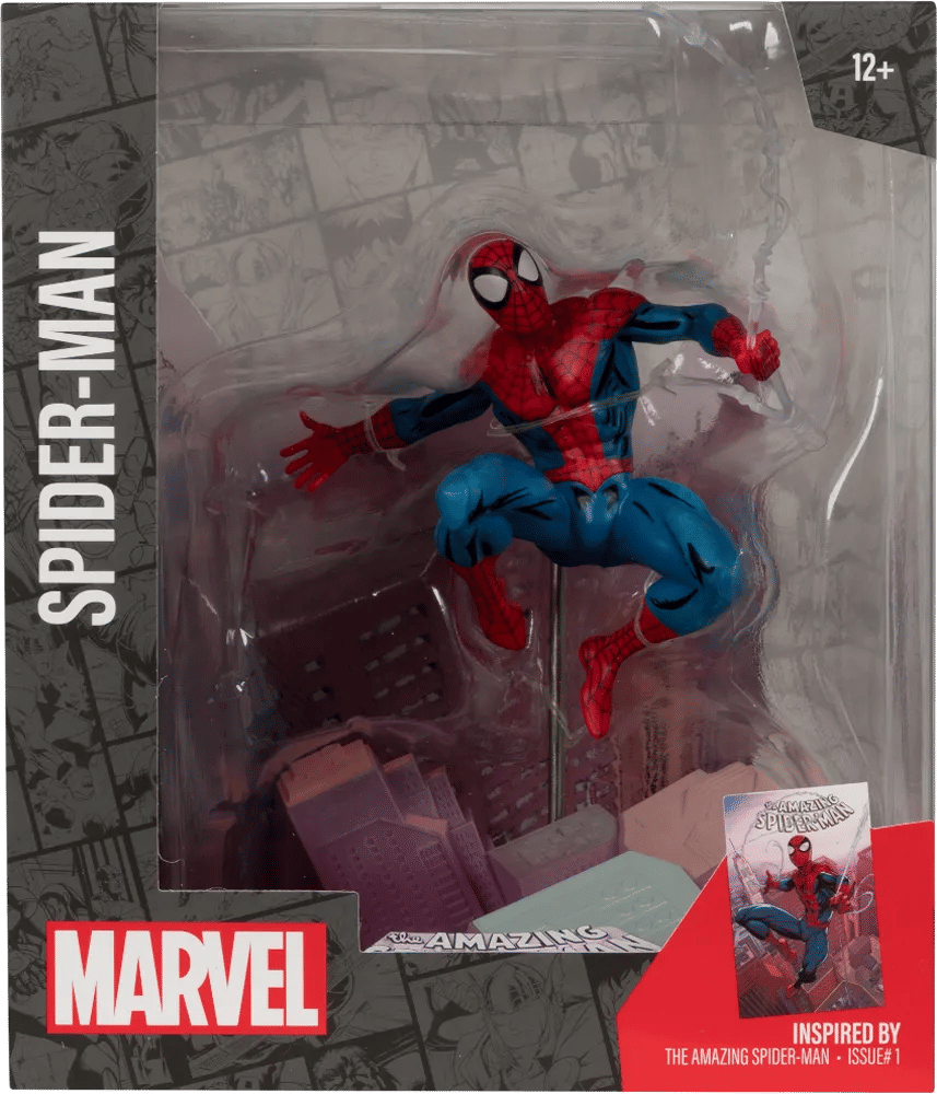 Mcfarlane Toys Marvel - Spider - Man The Amazing Spider - Man #1 1:10 Scale Posed Figure