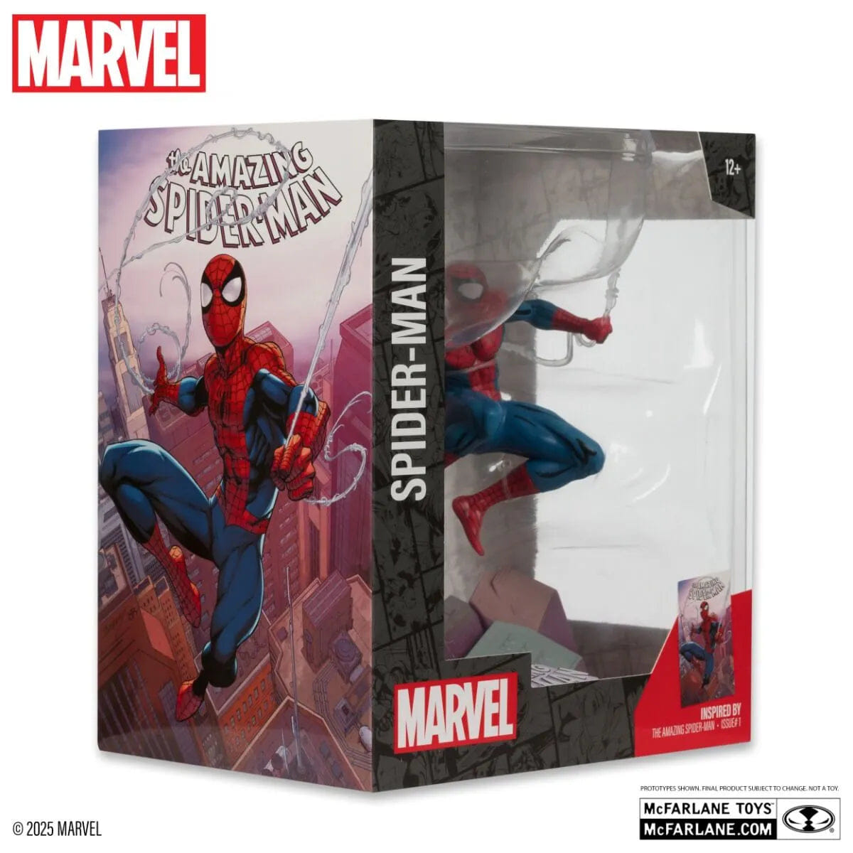 Mcfarlane Toys Marvel - Spider - Man The Amazing Spider - Man #1 1:10 Scale Posed Figure