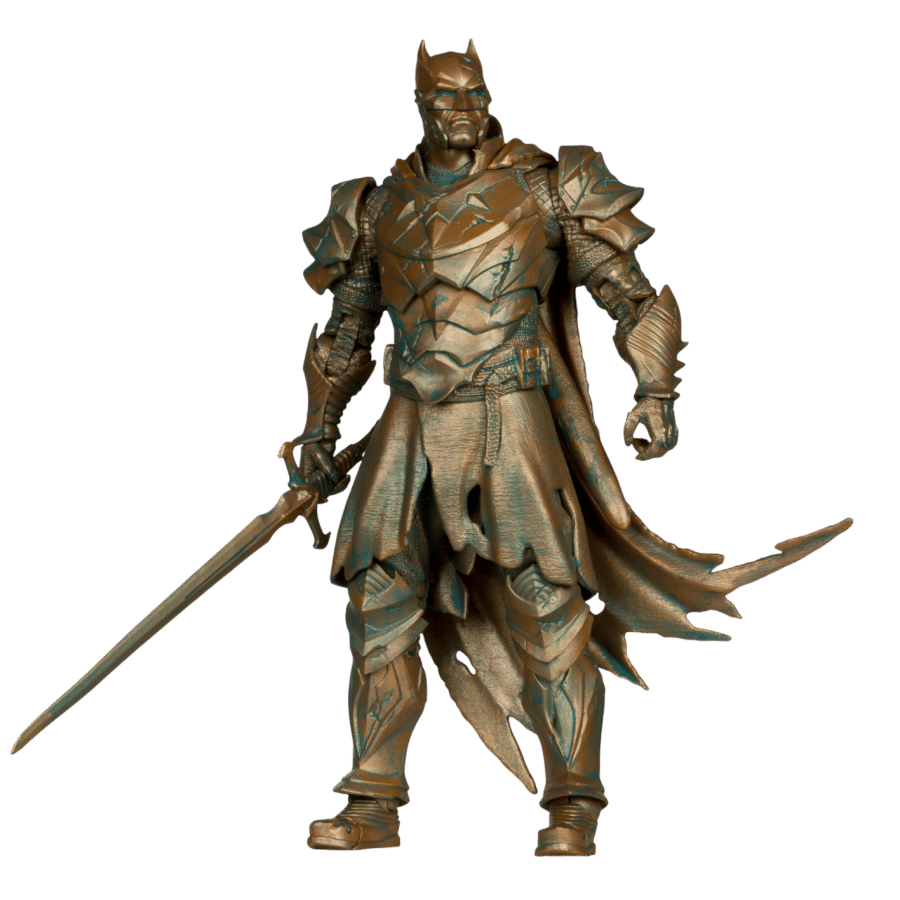 Mcfarlane Toys DC Multiverse - Batman (Dark Knights Of Steel) Patina Gold Label 7" Figure