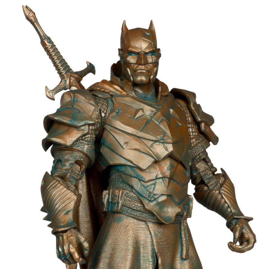 Mcfarlane Toys DC Multiverse - Batman (Dark Knights Of Steel) Patina Gold Label 7" Figure