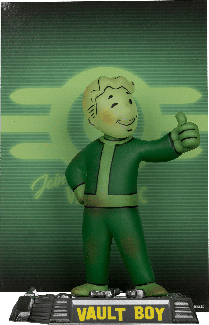 Mcfarlane Toys Fallout - Vault Boy (GW) Movie Maniacs 6" Gold Label Figure