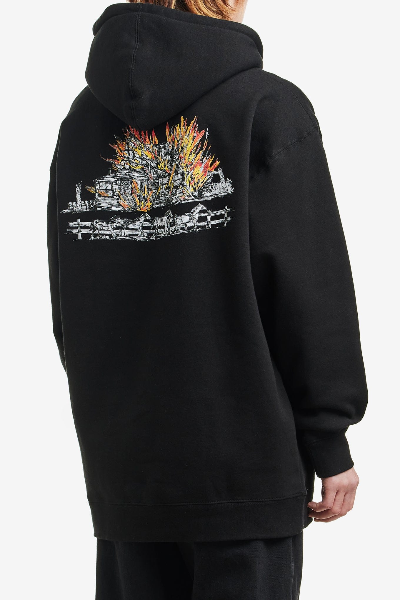 Fucking Awesome BURNING BARN HOODIE