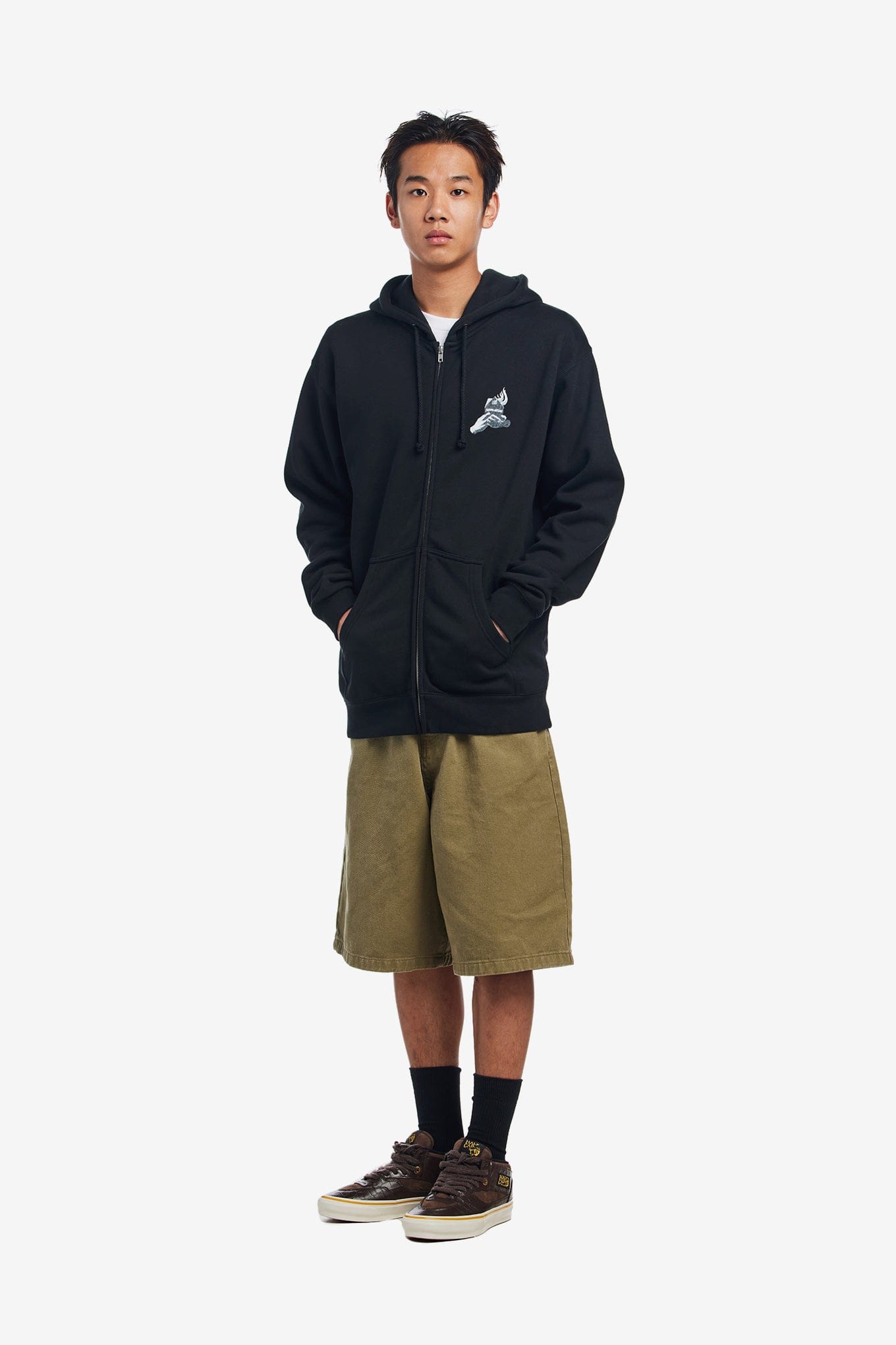 Fucking Awesome HOUSE ON FIRE 2 ZIP UP HOODIE