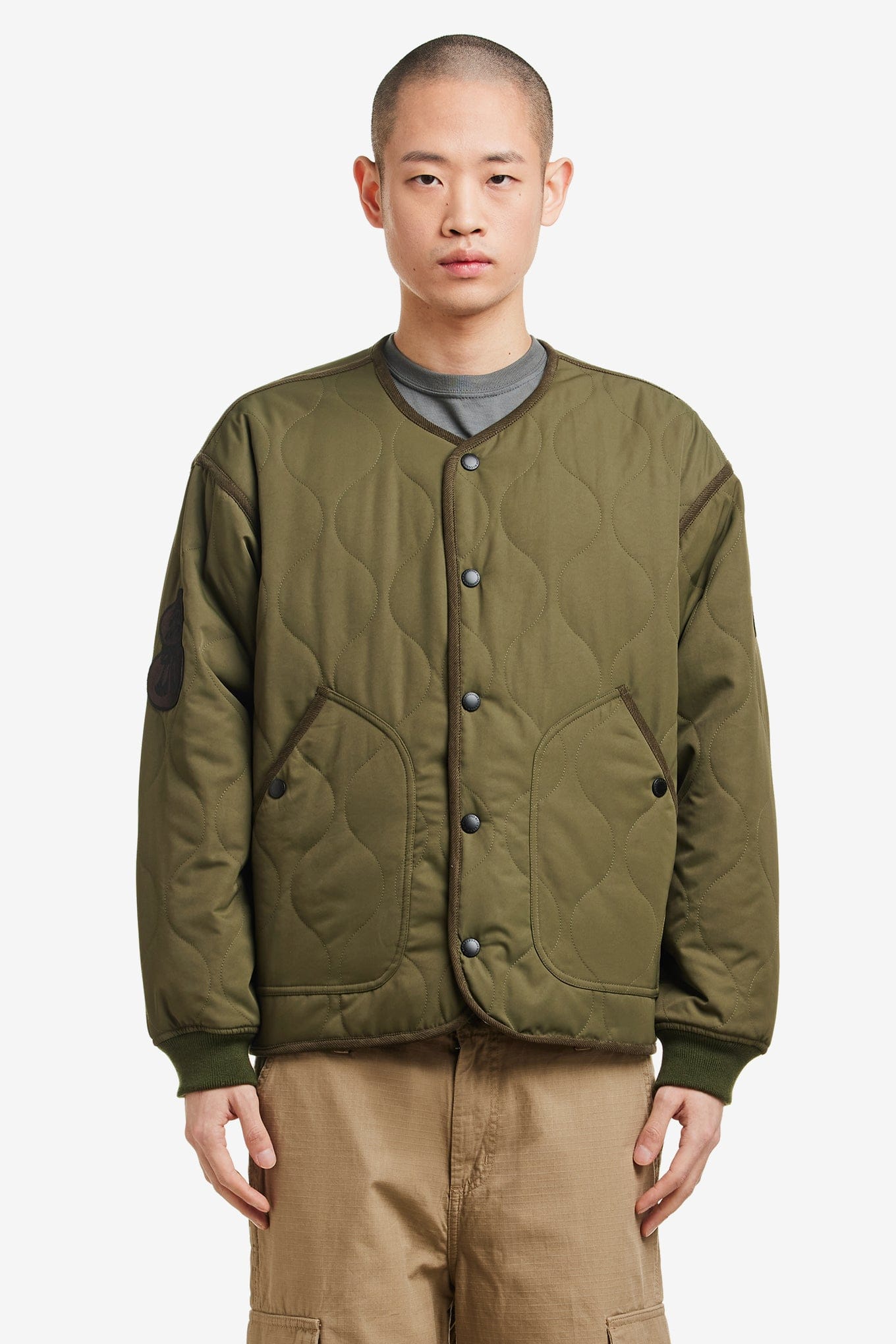 Evisen REVERSIBLE SOUVENIR QUILTED JKT