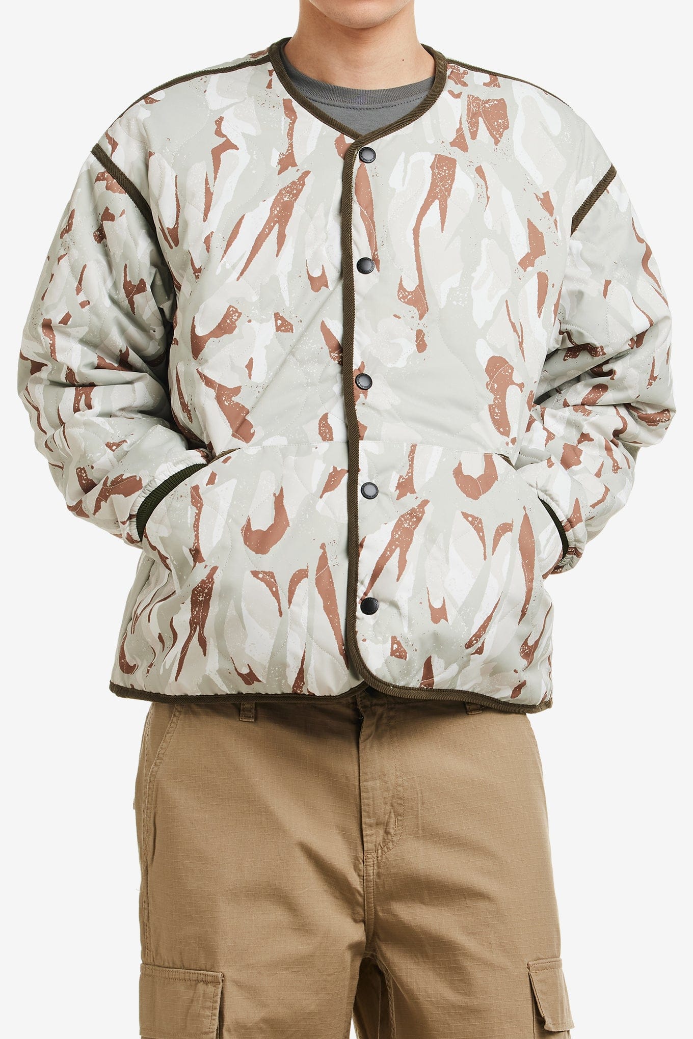 Evisen REVERSIBLE SOUVENIR QUILTED JKT
