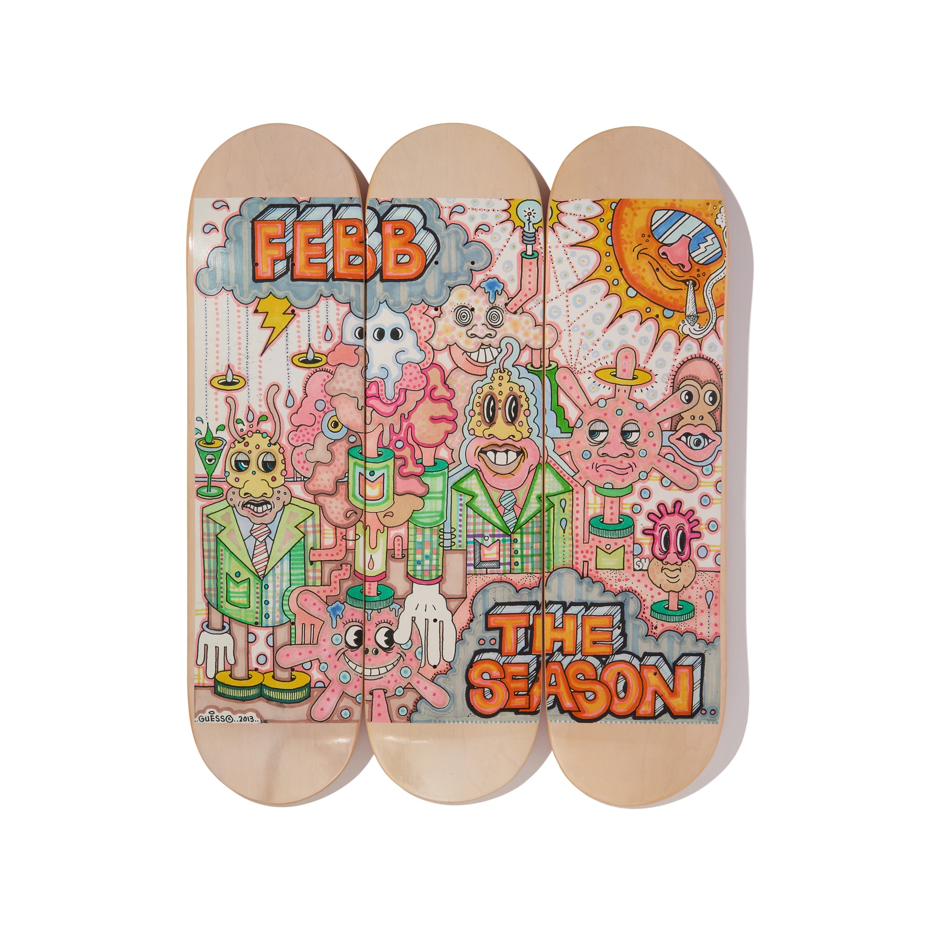 WORM TOKYO Diaspora skateboards | FEBB THE SEASON Deck