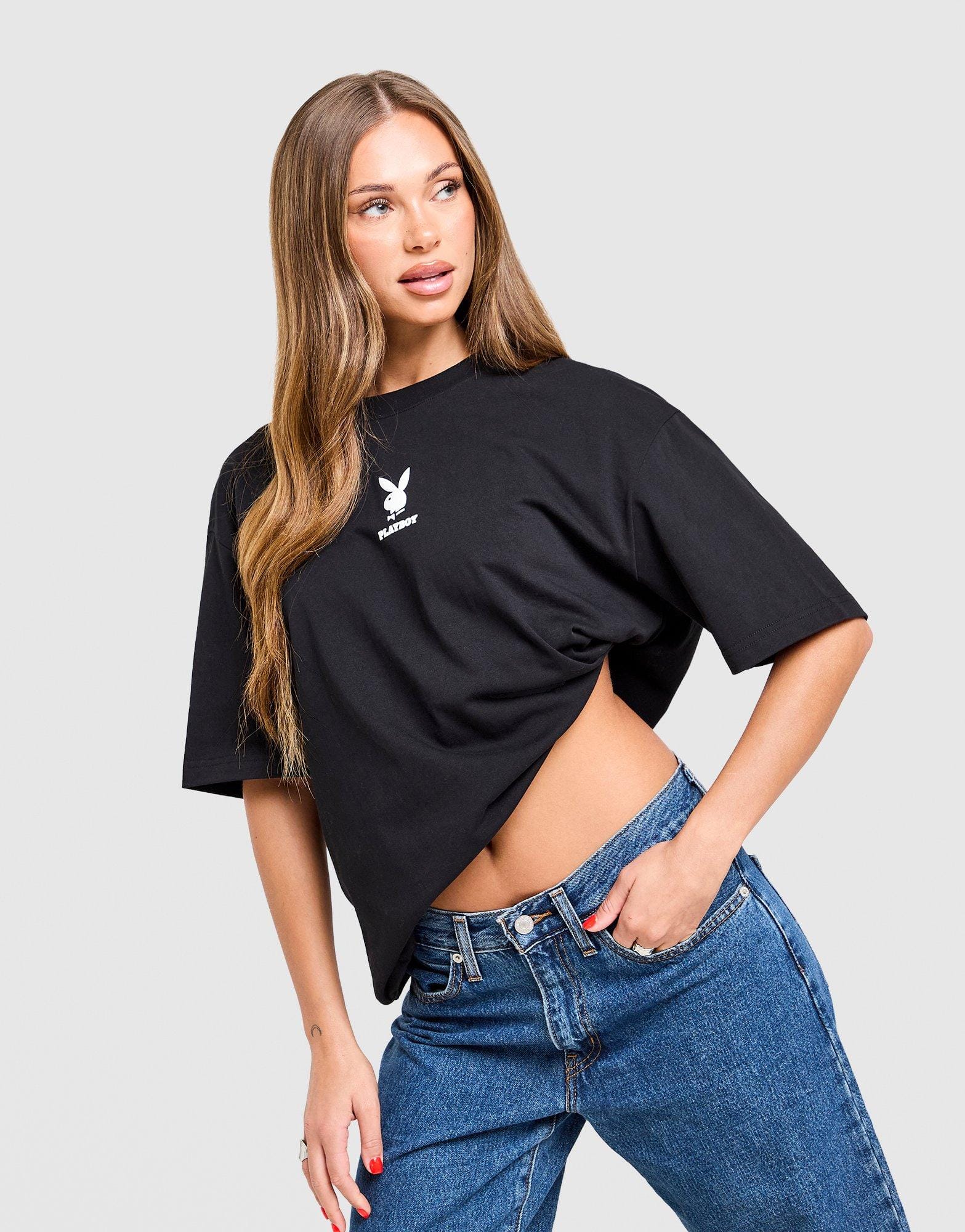 Playboy Ski Graphic Boyfriend T - Shirt
