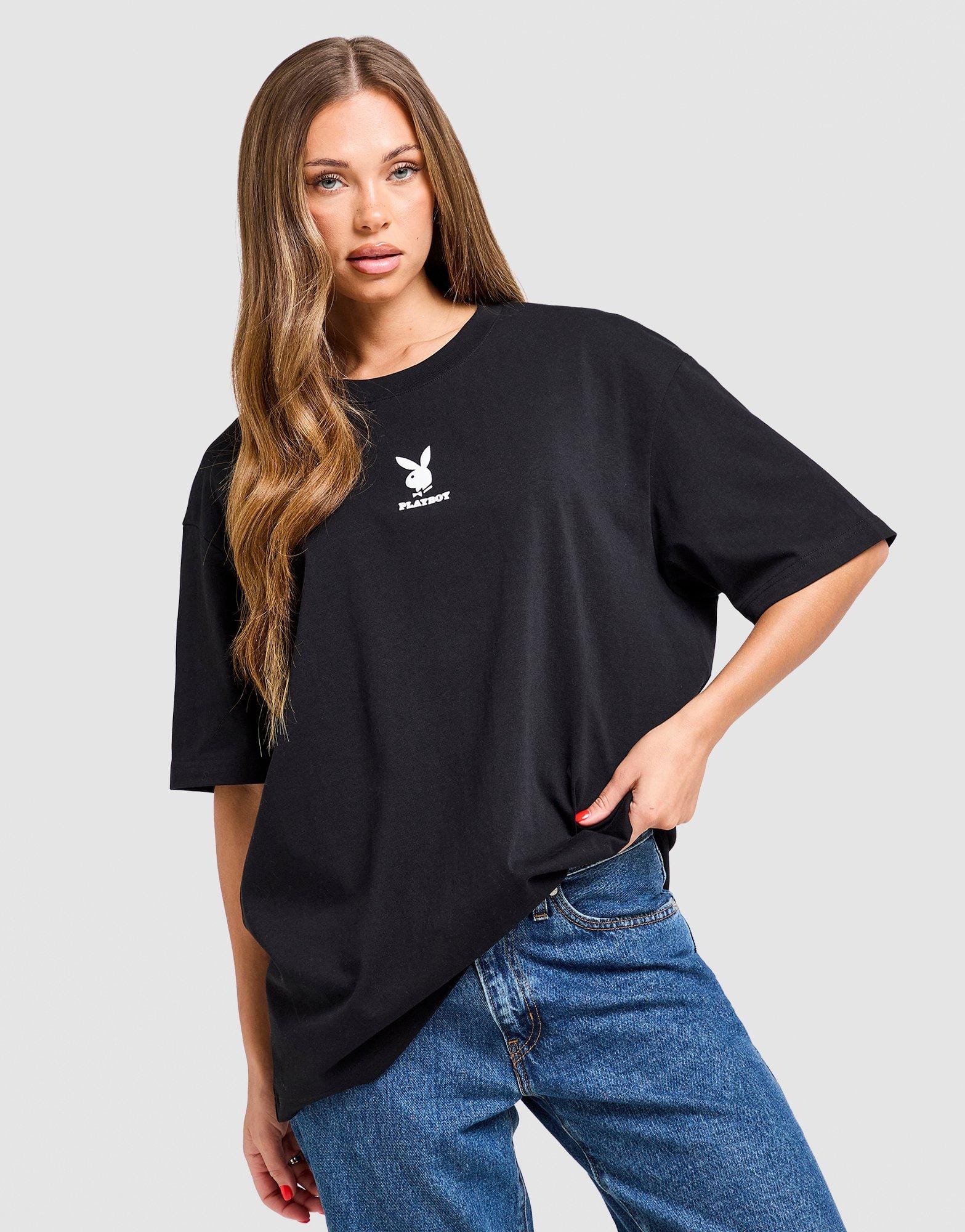 Playboy Ski Graphic Boyfriend T - Shirt
