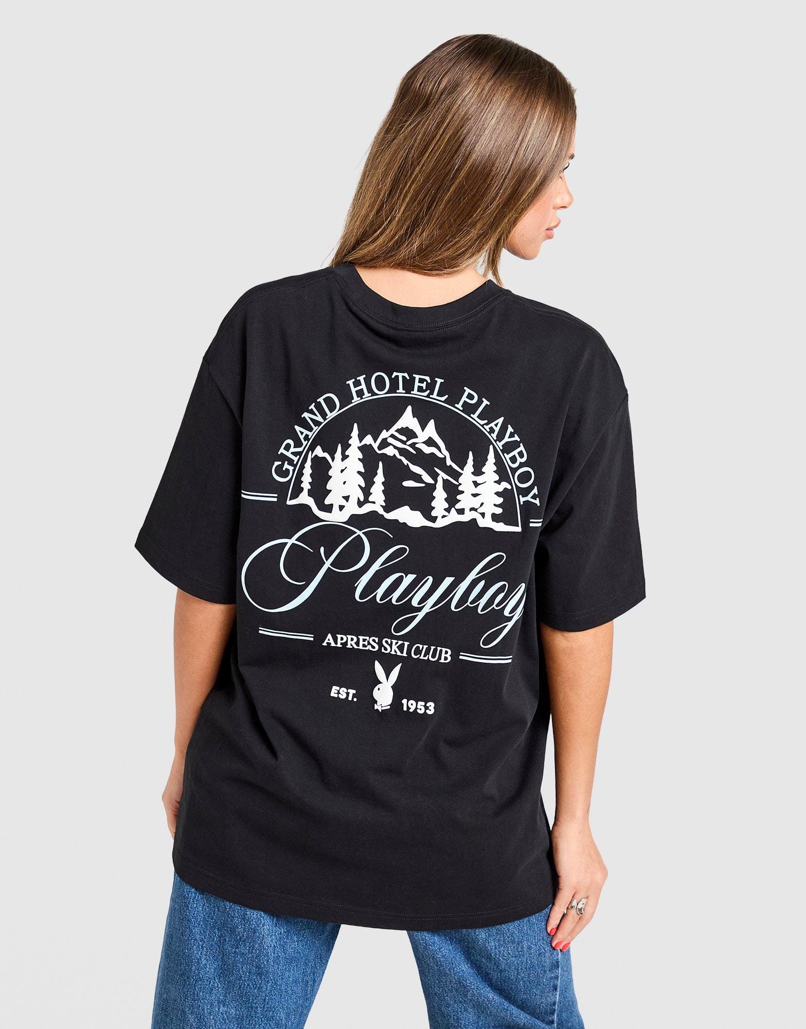 Playboy Ski Graphic Boyfriend T - Shirt