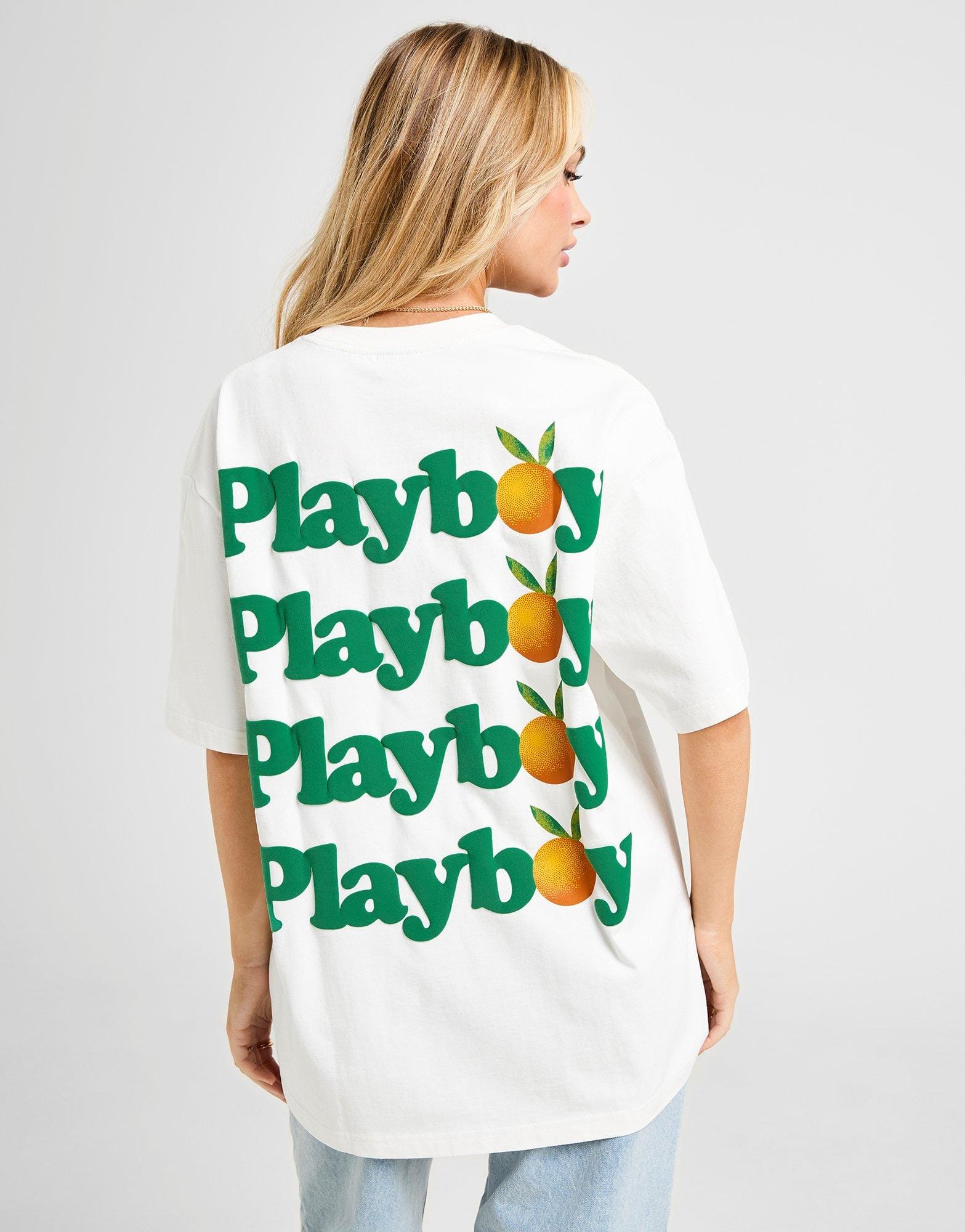 Playboy Orange Boyfriend T - Shirt
