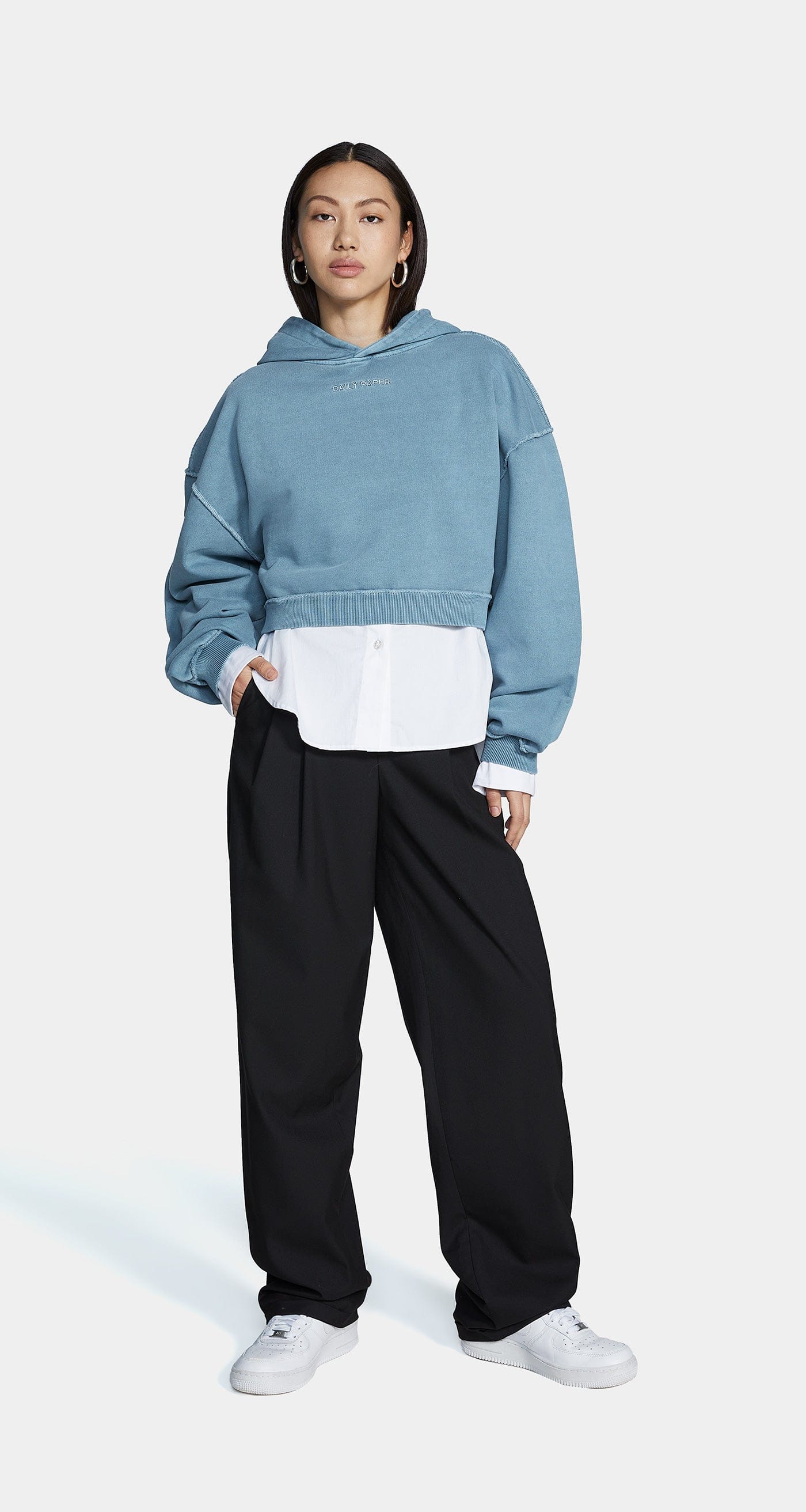 Blue Teal Blue Hodierna Hoody