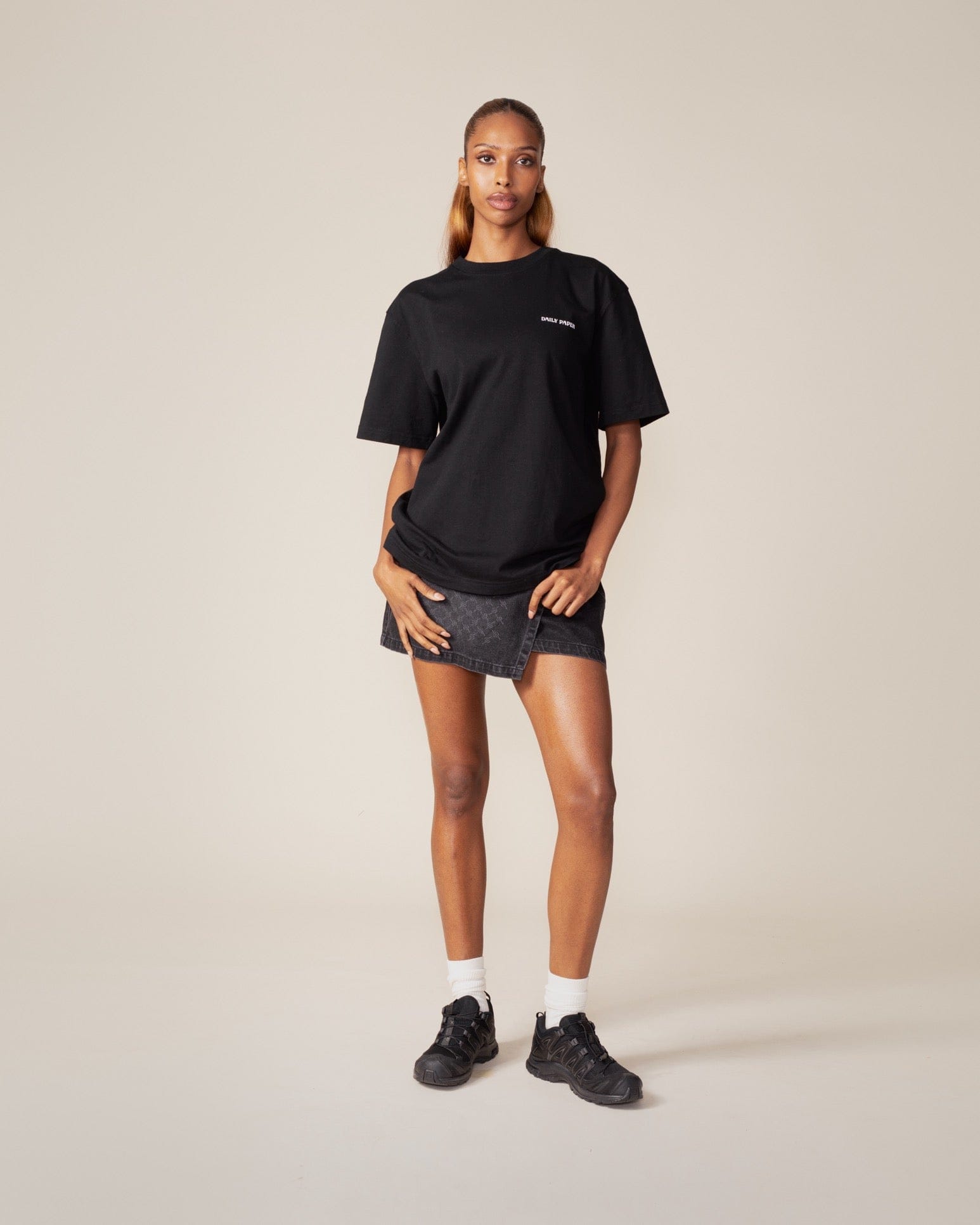 Daily Paper Black Wrapper T - Shirt