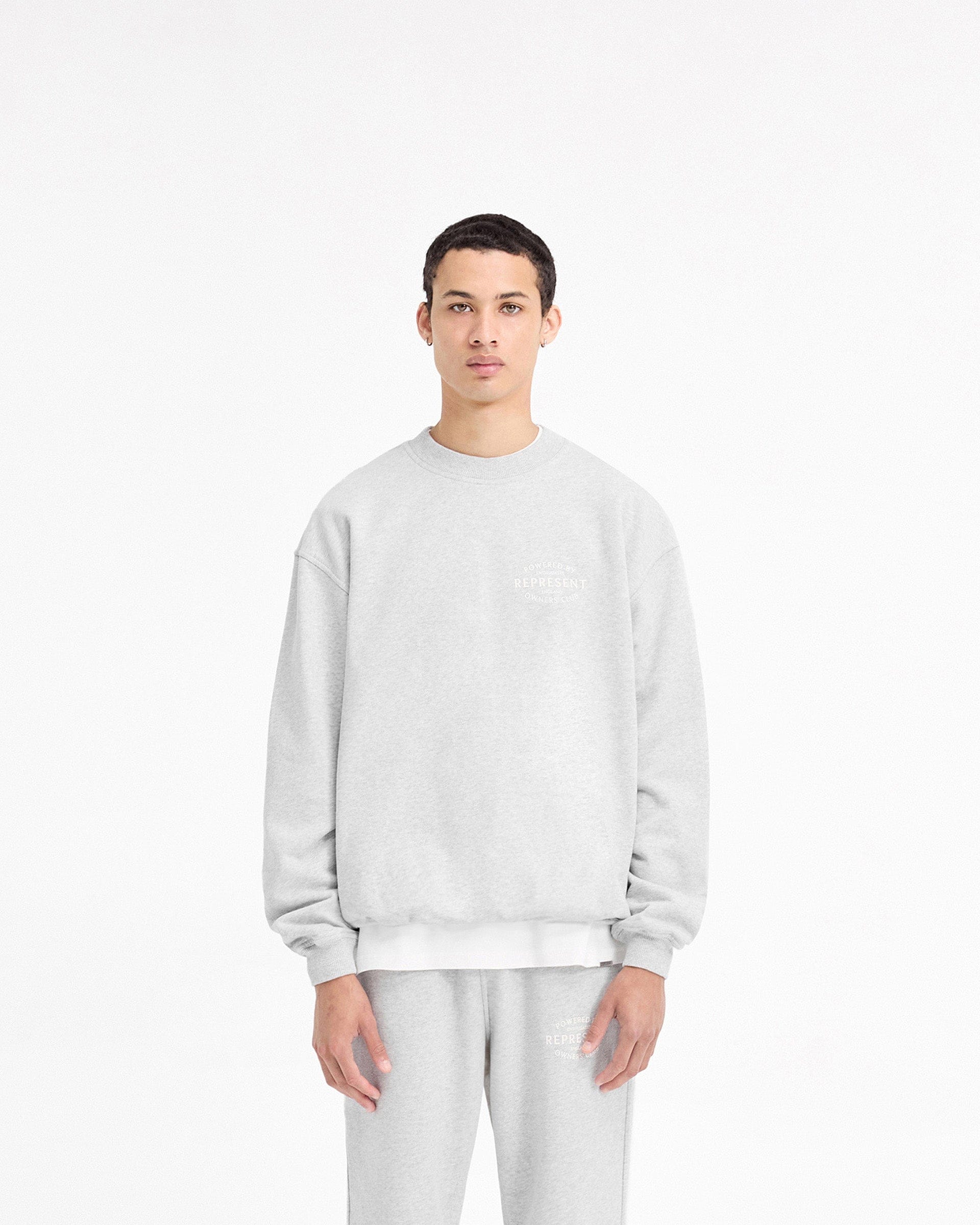 Owners Club Represent Owners Club Stamp Sweater - Ash Grey