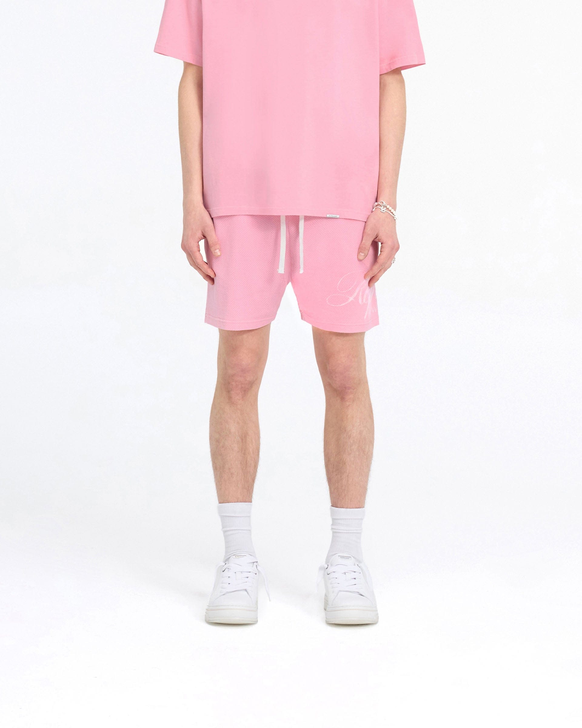 Owners Club Represent Owners Club Script Mesh Shorts - Pink