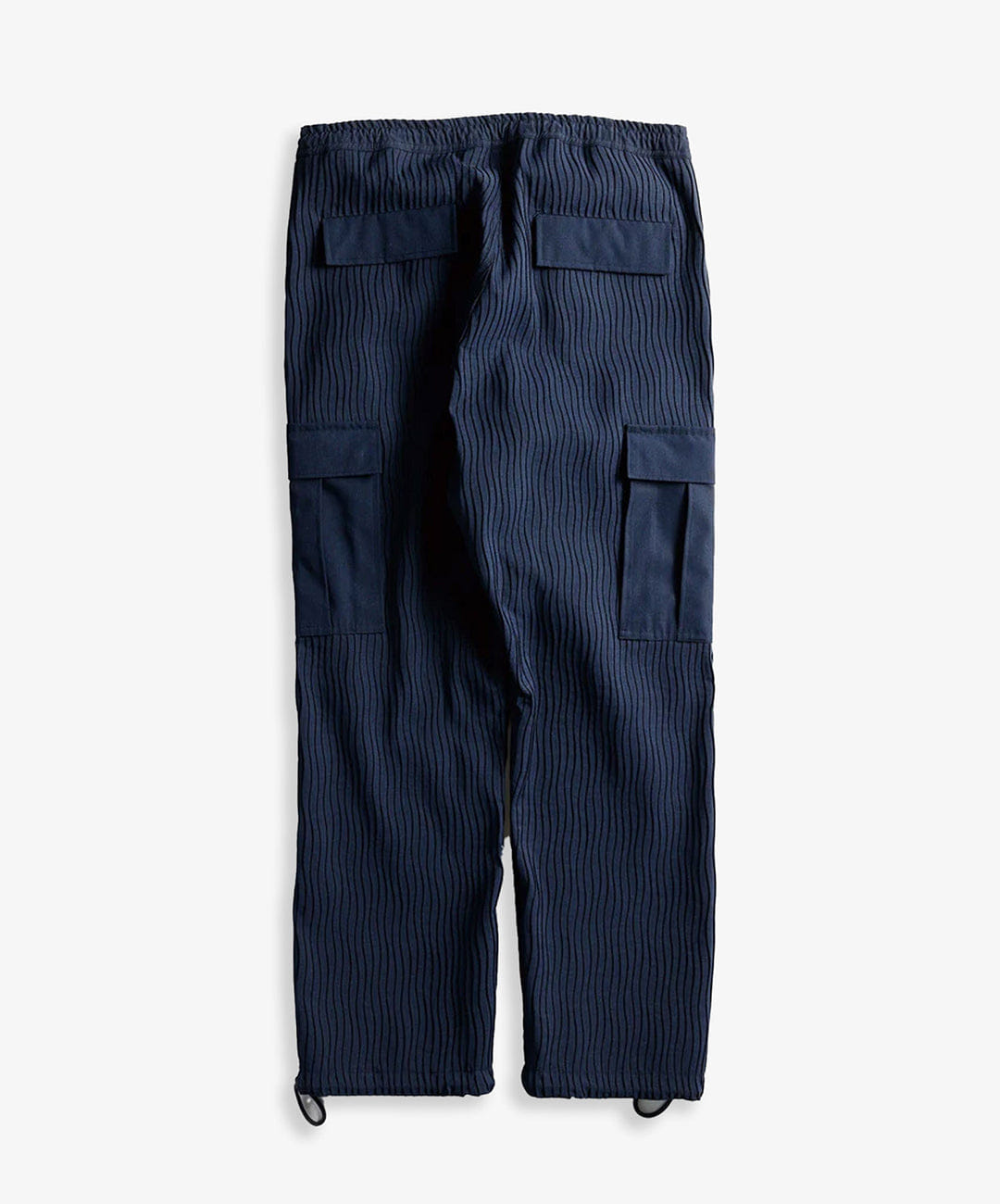FDMTL | PLEATED CARGO PANTS { NAVY