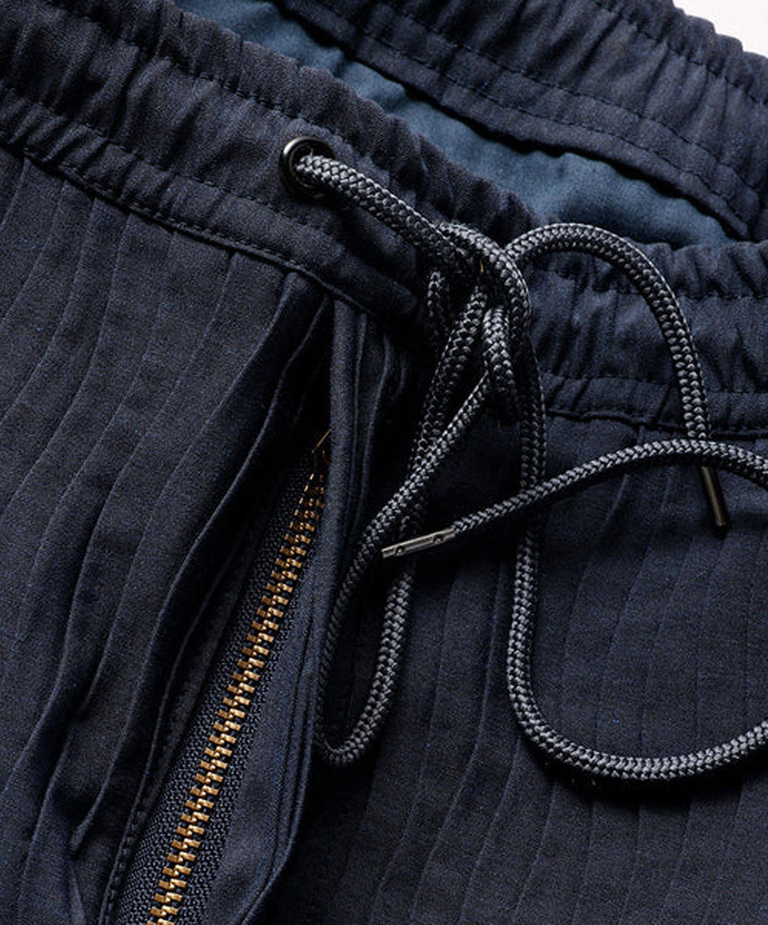 FDMTL | PLEATED CARGO PANTS { NAVY